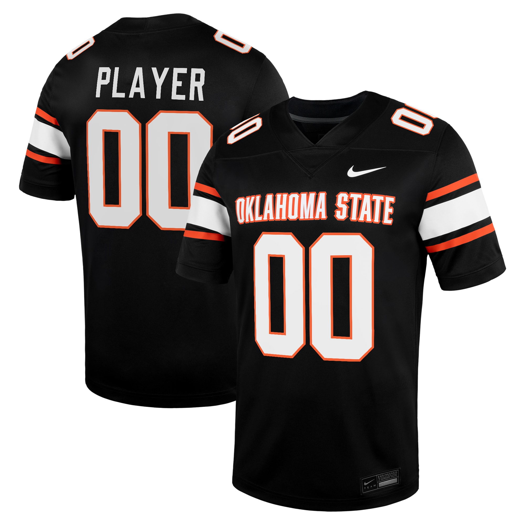 Oklahoma State Cowboys Nil Pick A Player Football Game Jersey Black