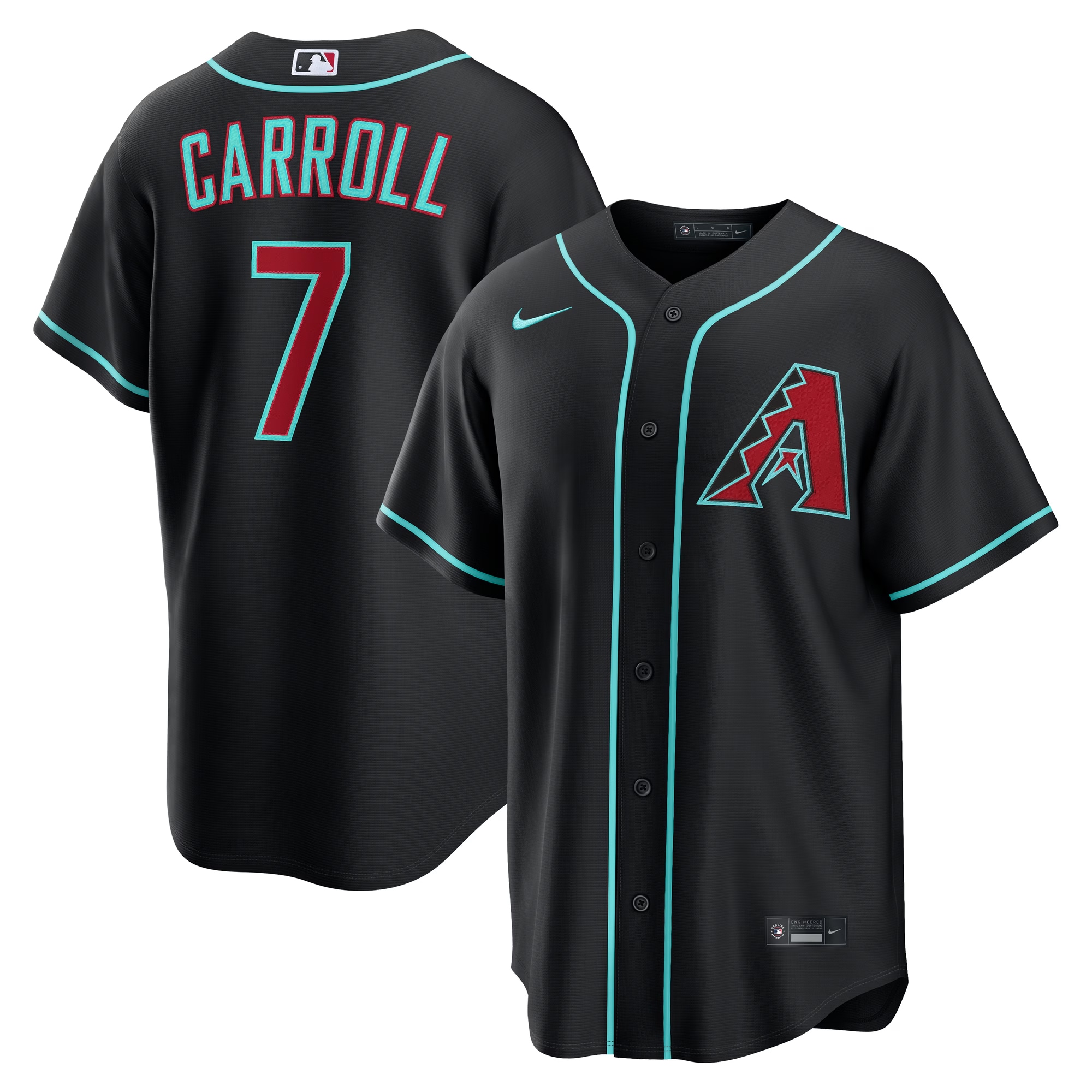Corbin Carroll Arizona Diamondbacks Alternate Replica Jersey Black