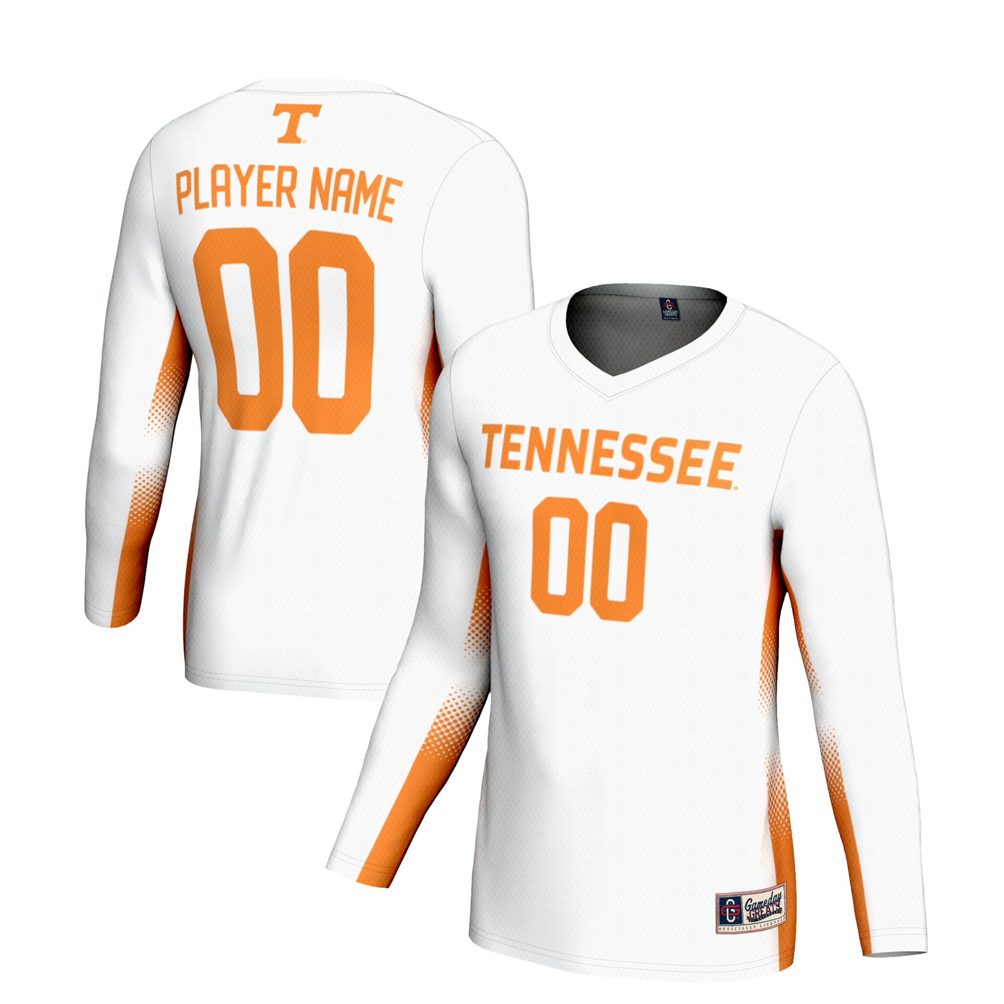 Tennessee Volunteers Gameday Greats Unisex Nil Lightweight Volleyball Jersey White