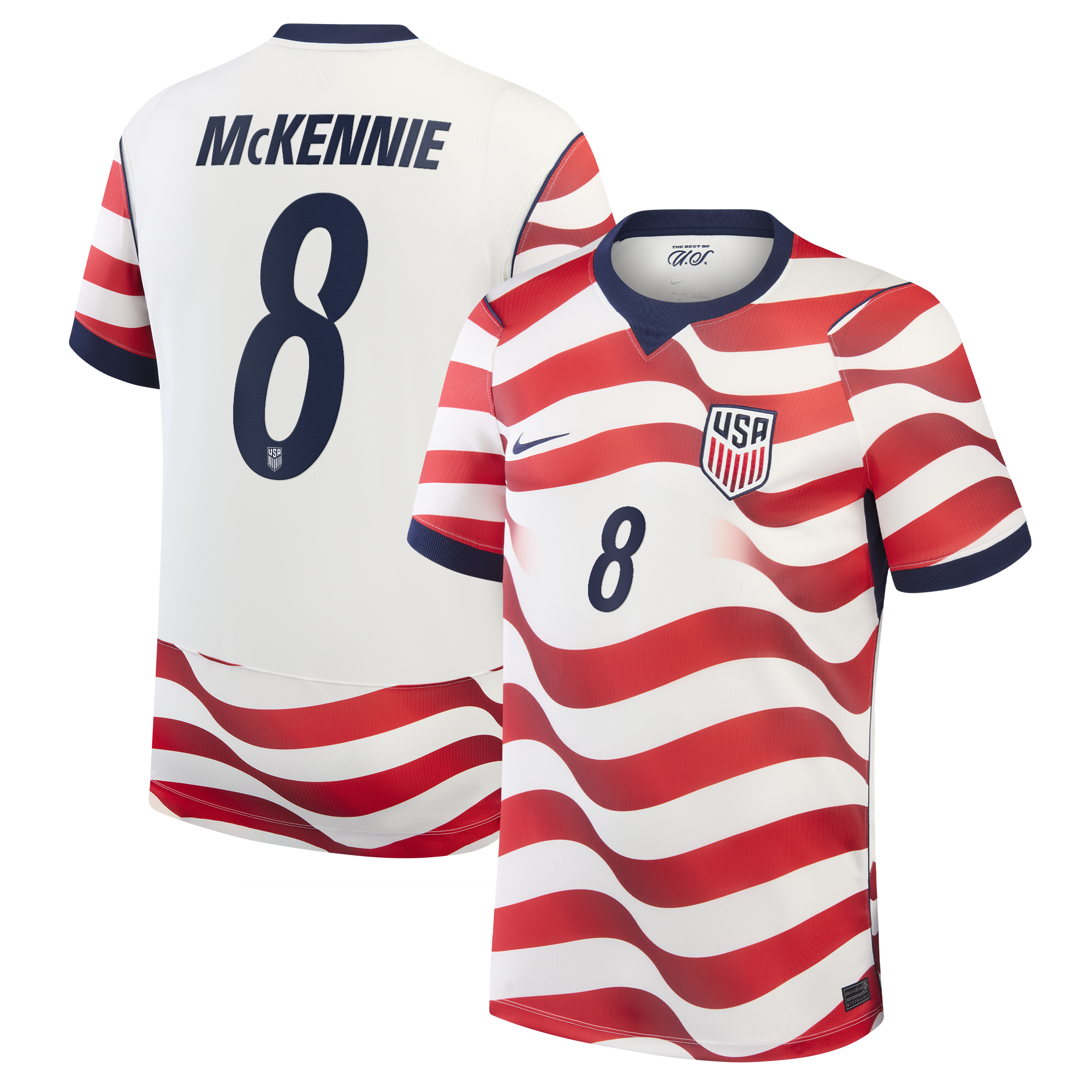 Weston Mckennie Usmnt 2026 Home Stadium Replica Jersey White