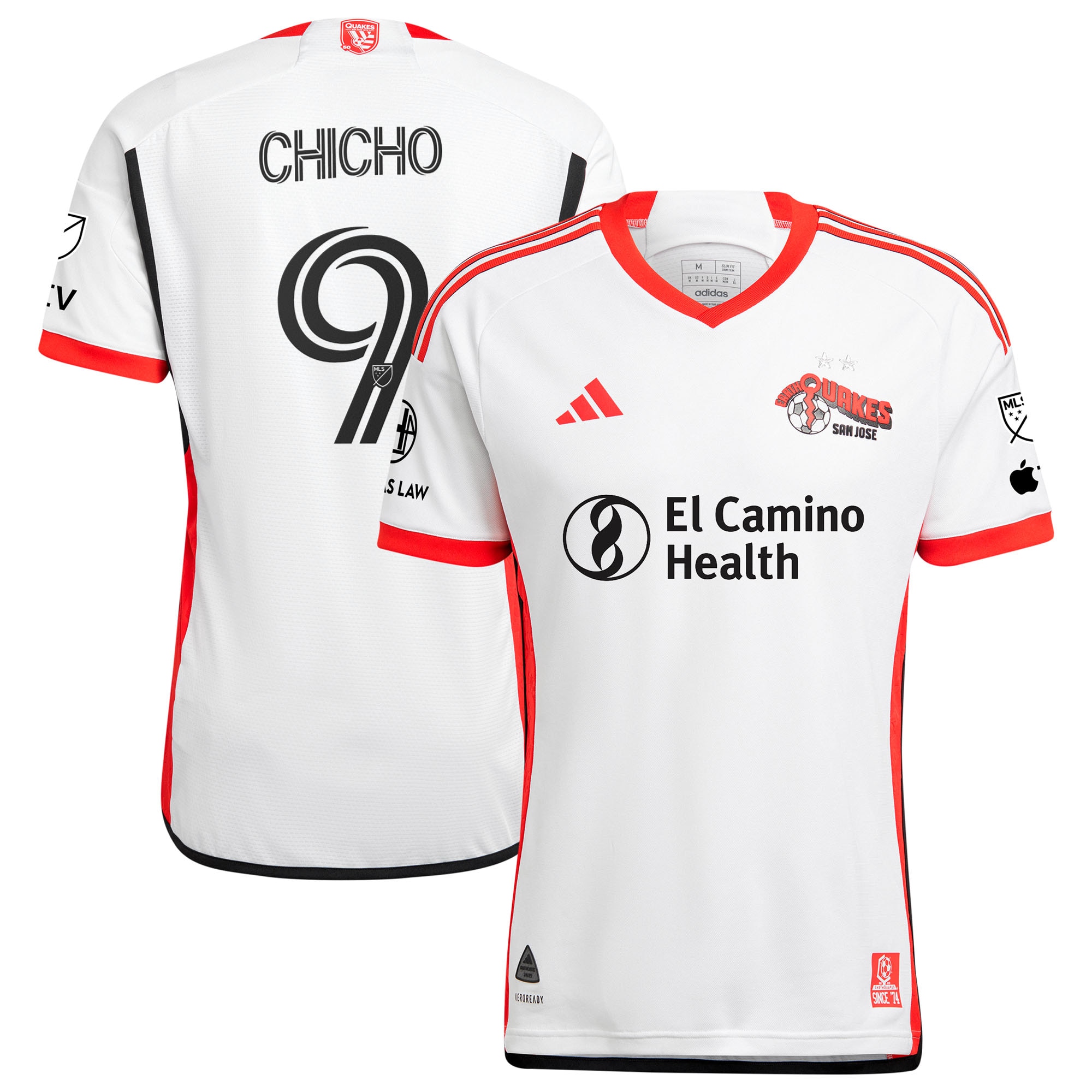 Cristian Arango San Jose Earthquakes 2025 The 50 Kit Player Jersey White