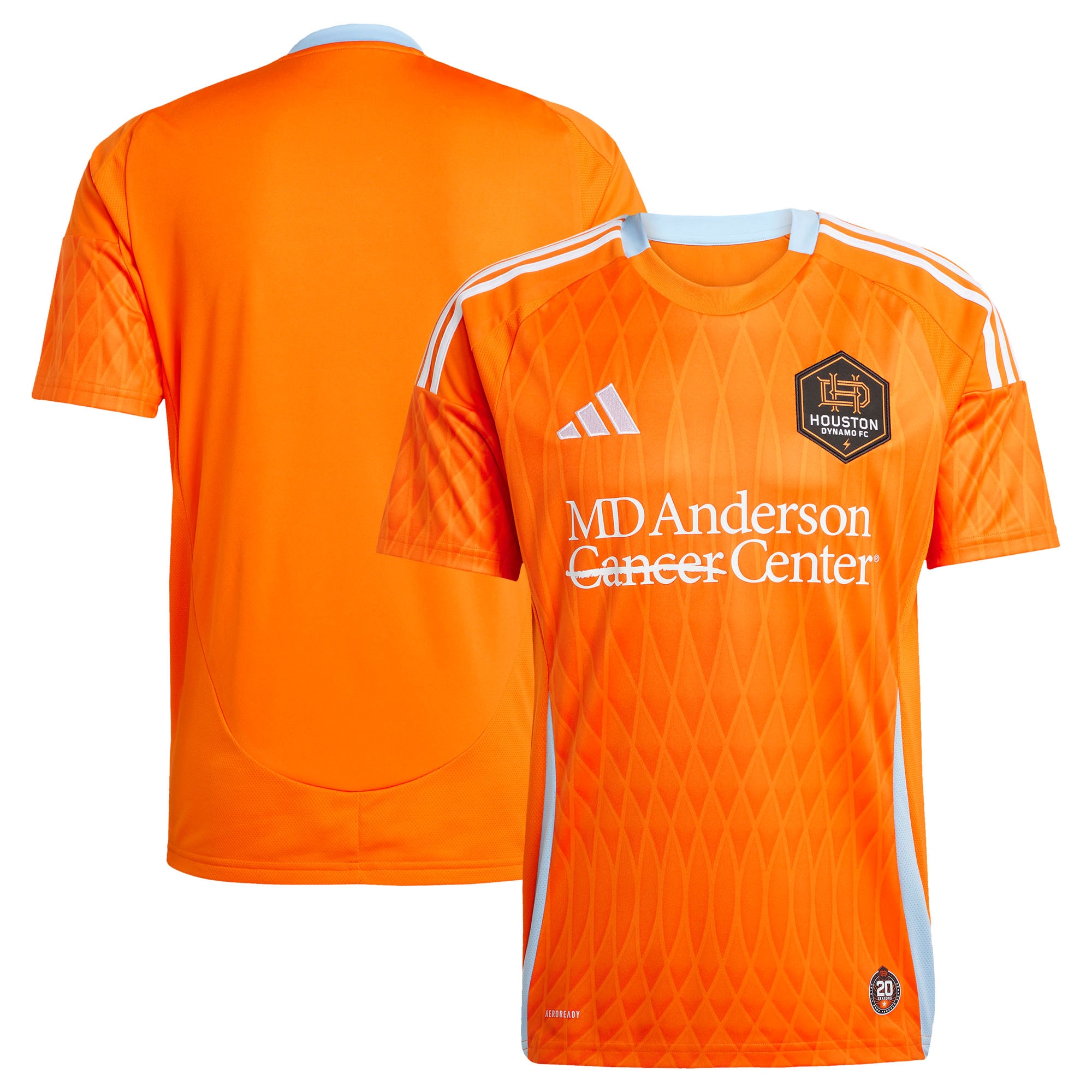 Houston Dynamo Fc 2025 Season 20 Replica Jersey Orange