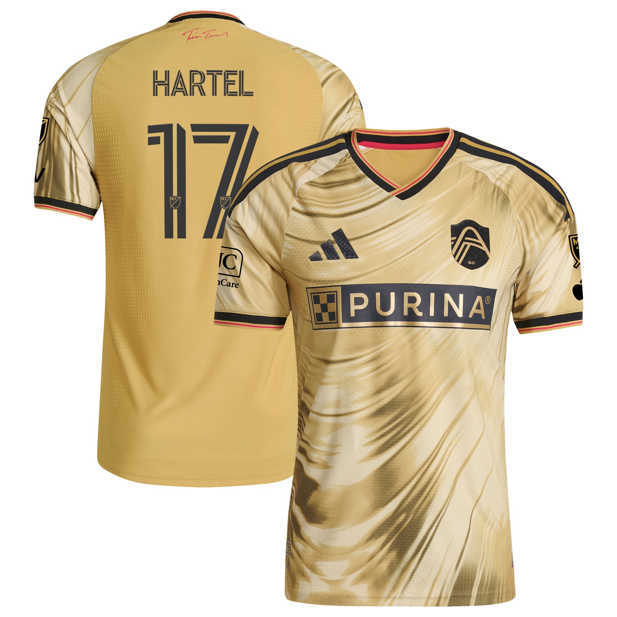 Marcel Hartel St Louis City Sc 2026 The Tina Turner Kit On Field Patch Jersey Yellow
