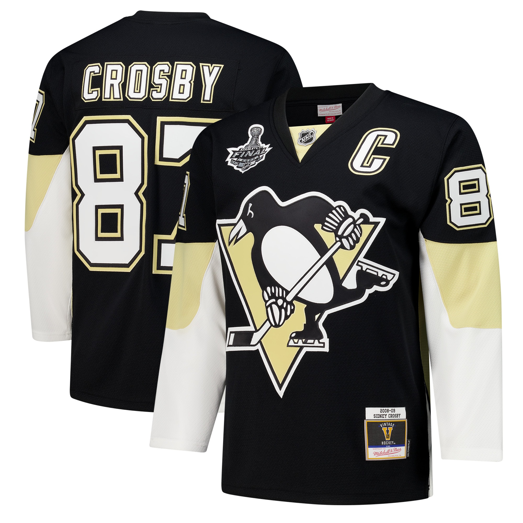 Sidney Crosby Pittsburgh Penguins 2008/09 Power Play Jersey Black