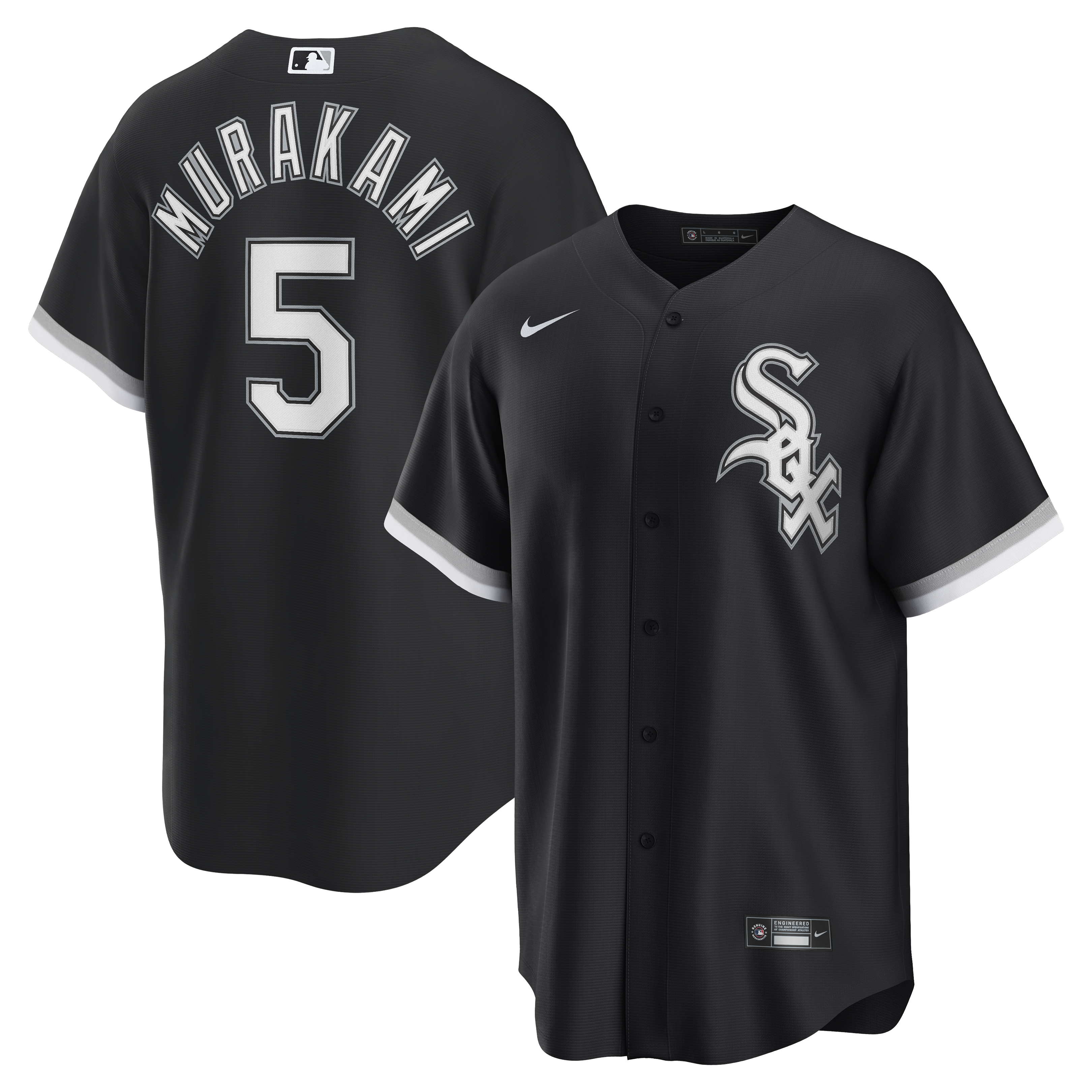 Munetaka Murakami Chicago White Sox Alternate Replica Jersey Black
