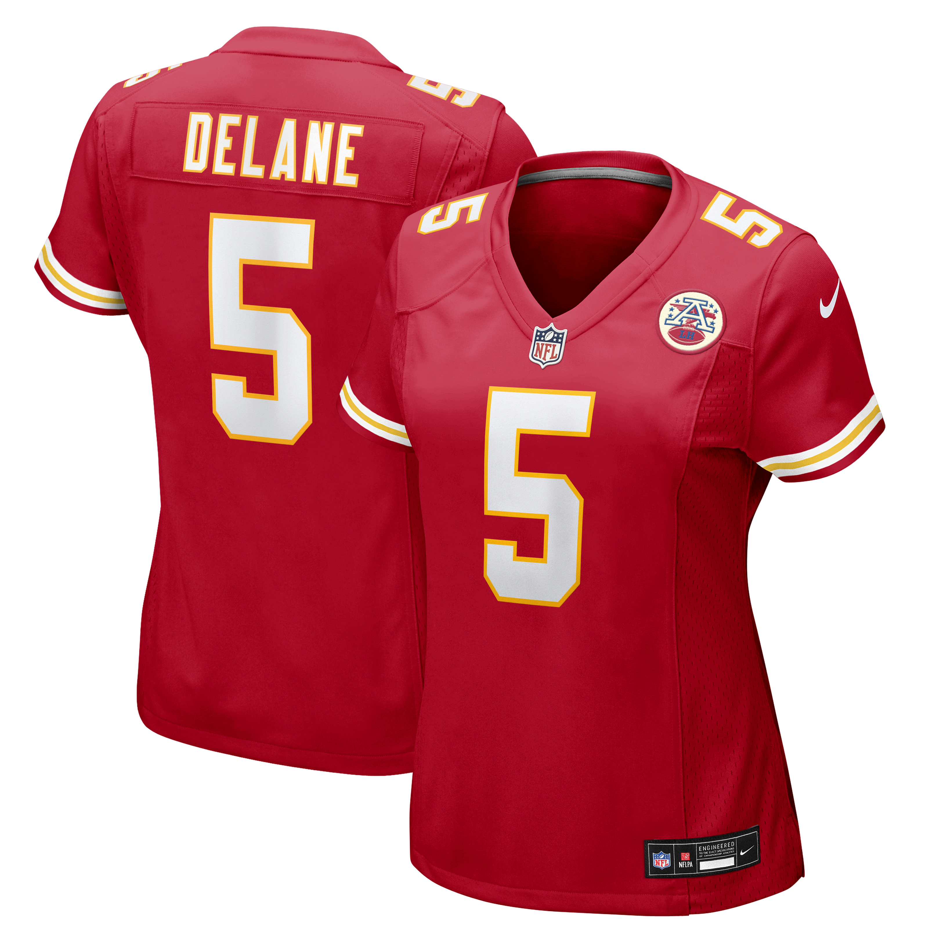 Mansoor Delane Kansas City Chiefs Game Jersey Red Men