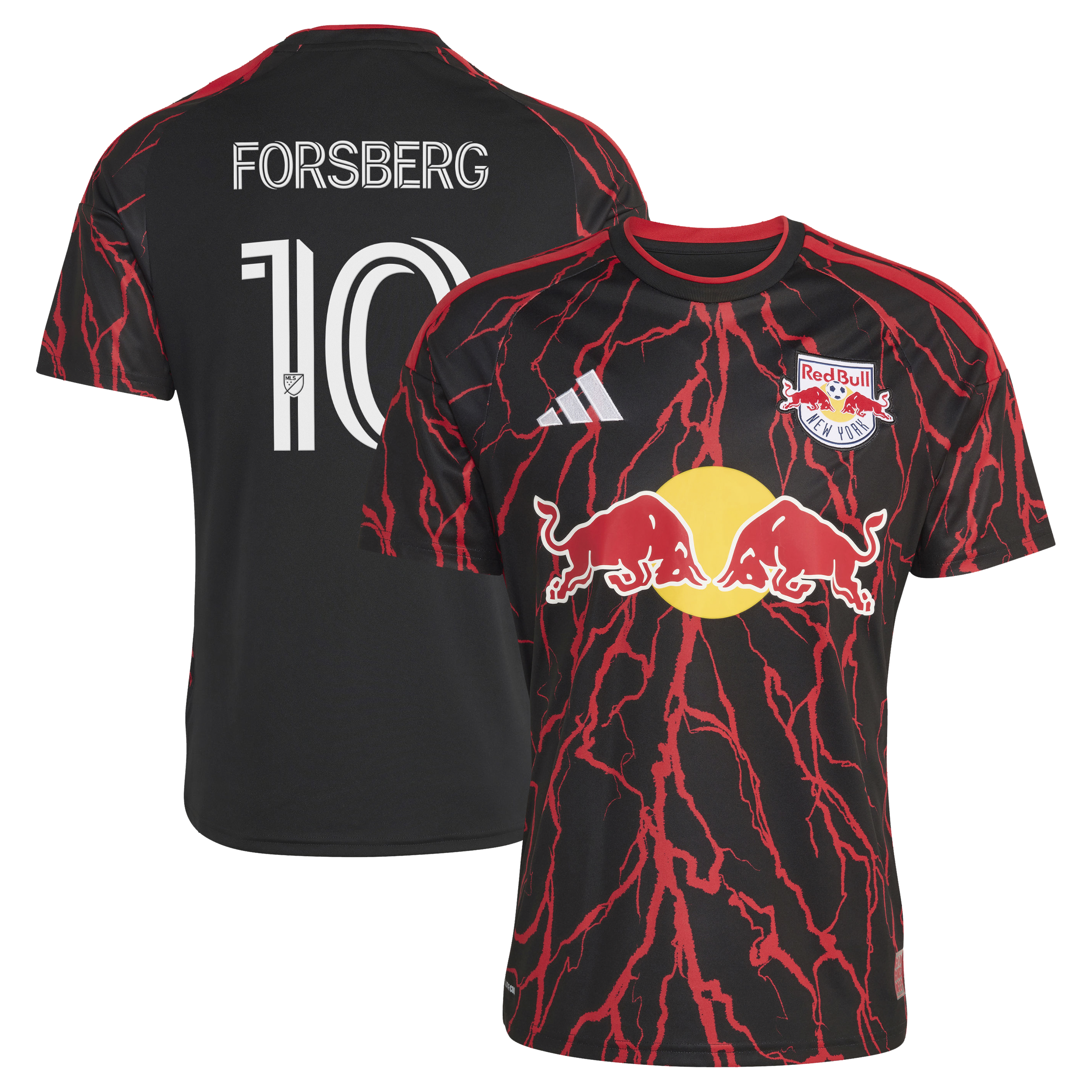 Emil Forsberg New York Red Bulls 2026 The Rooted Kit Replica Jersey Black