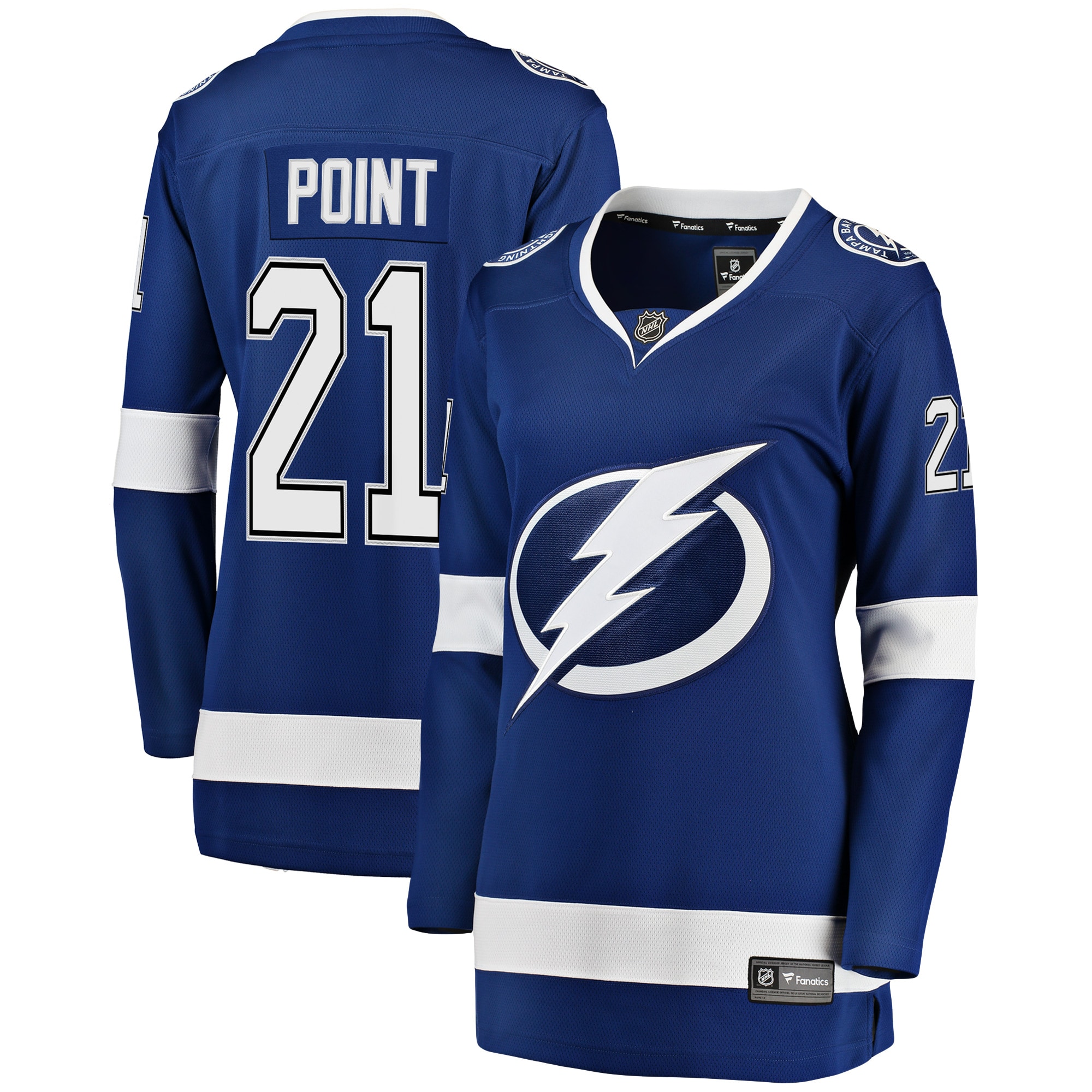 Brayden Point Tampa Bay Lightning Women S Breakaway Player Jersey Blue