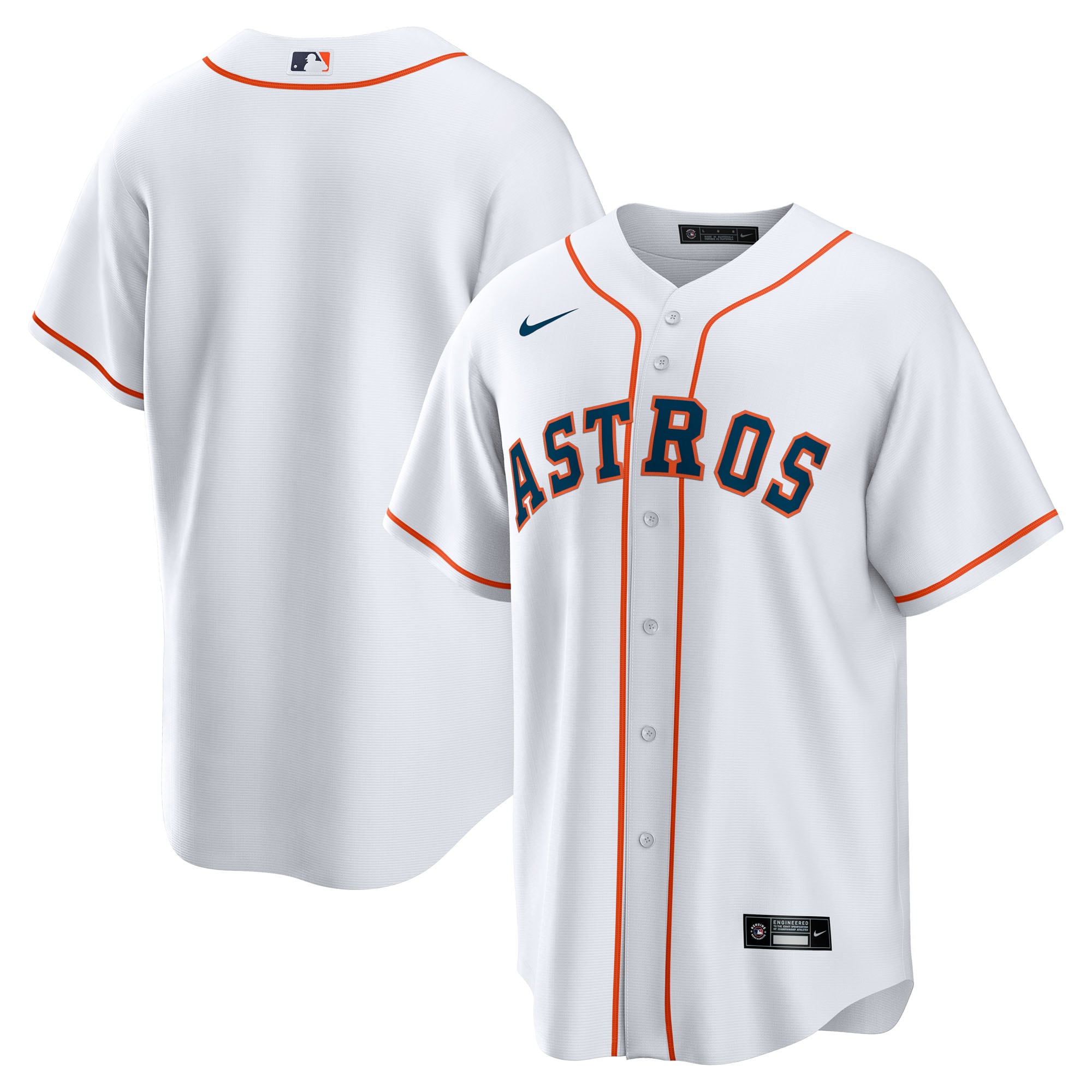 Houston Astros Home Big Tall Replica Jersey White