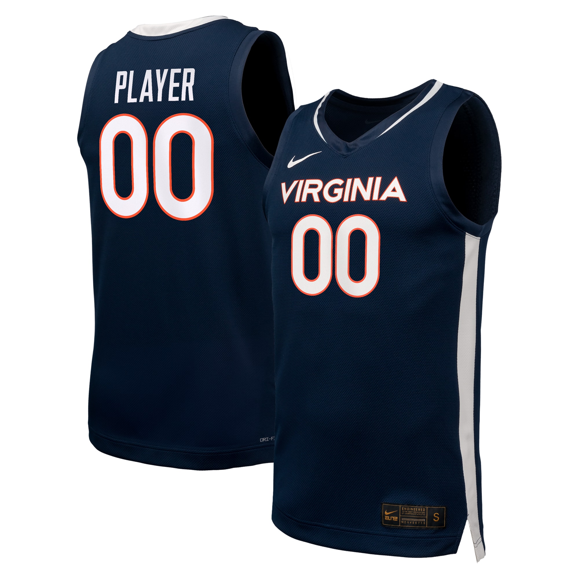 Virginia Cavaliers Unisex Nil Pick A Player Men S Basketball Replica Jersey Navy
