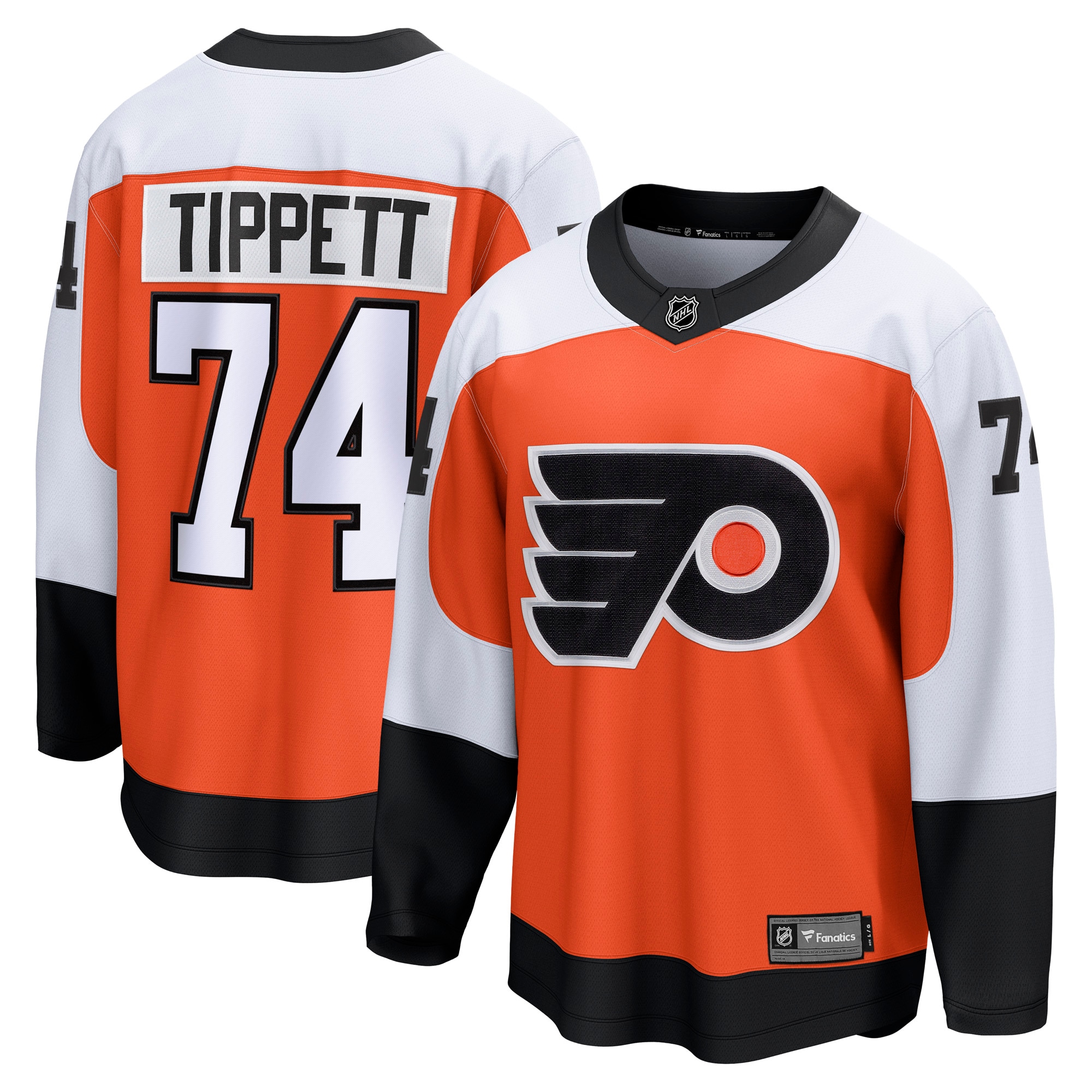 Owen Tippett Philadelphia Flyers Home Breakaway Jersey Orange