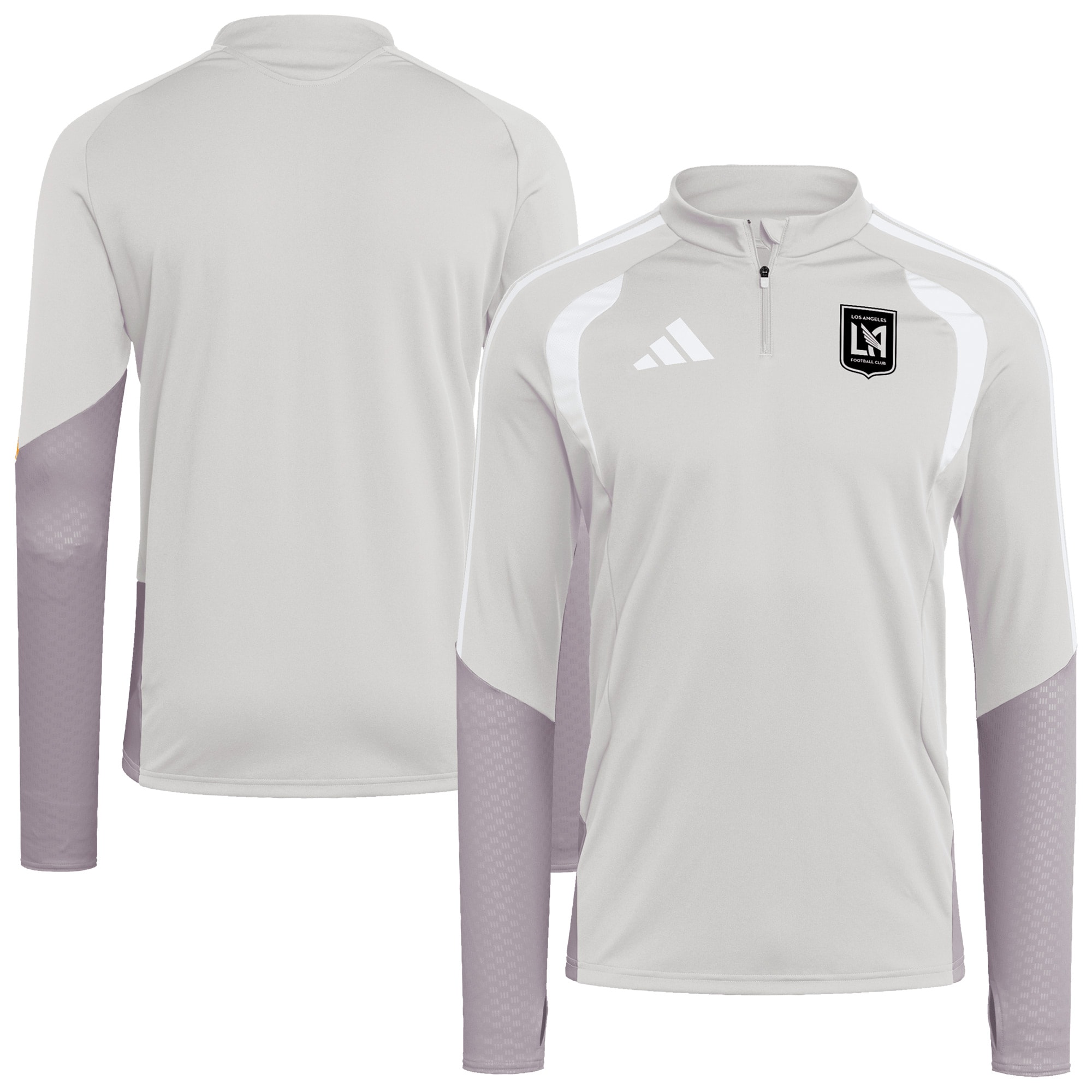 Lafc 2026 Tiro Competition Quarter Zip Training Top Silver