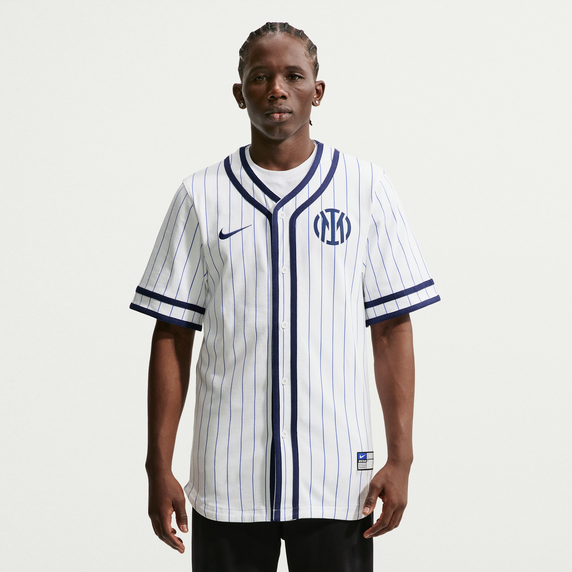 Inter Milan Club Baseball Jersey White