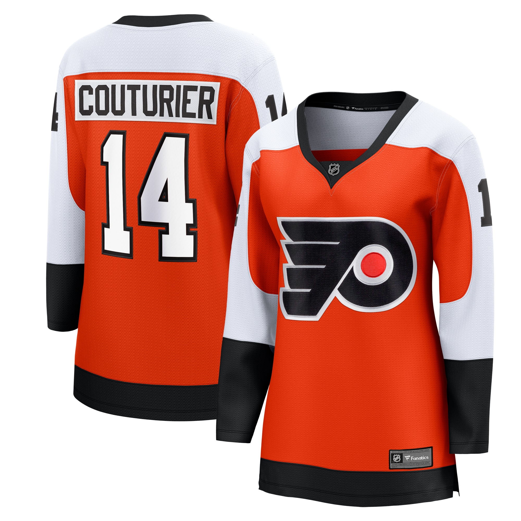 Sean Couturier Philadelphia Flyers Home Breakaway Player Jersey Orange Men