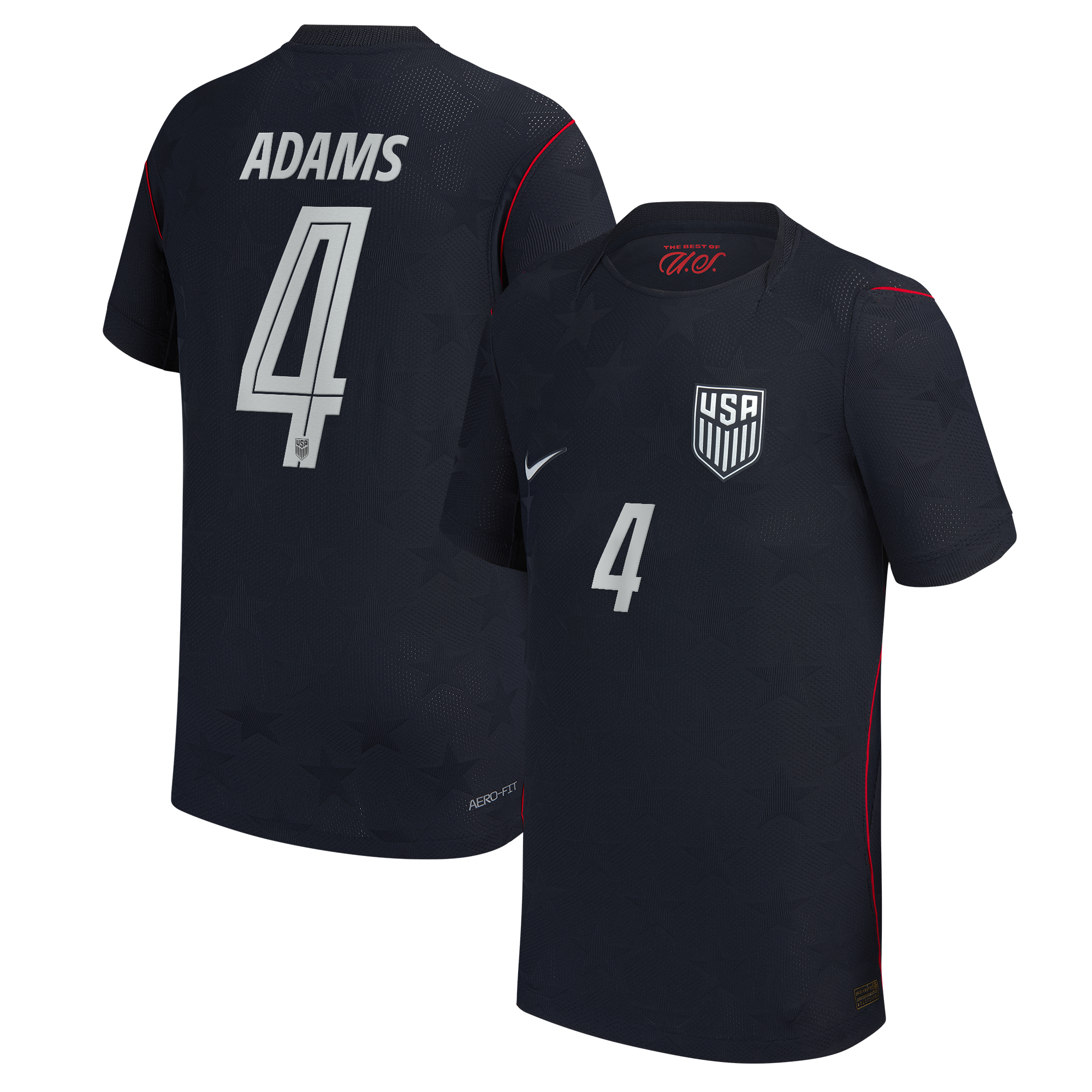 Tyler Adams Usmnt Women S 2026 Away Match Jersey Blue Women