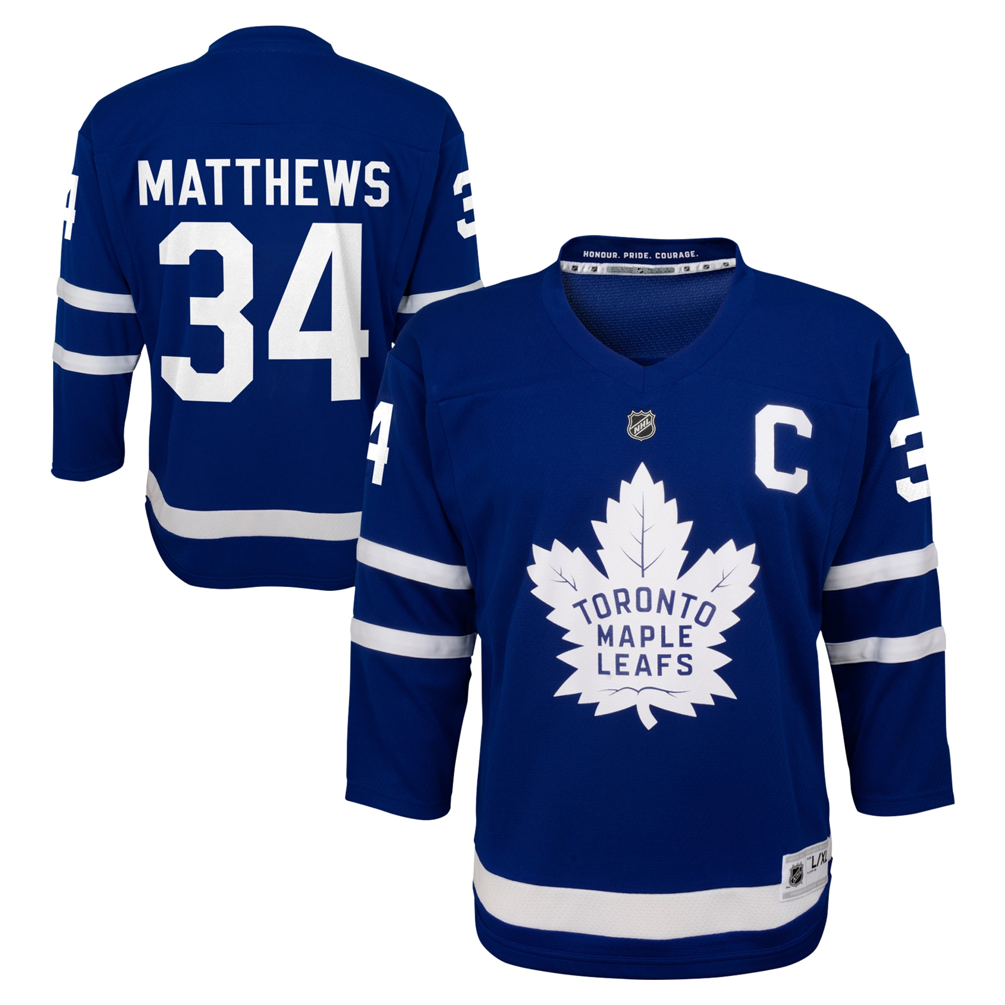 Auston Matthews Toronto Maple Leafs Youth Home Replica Player Jersey Blue