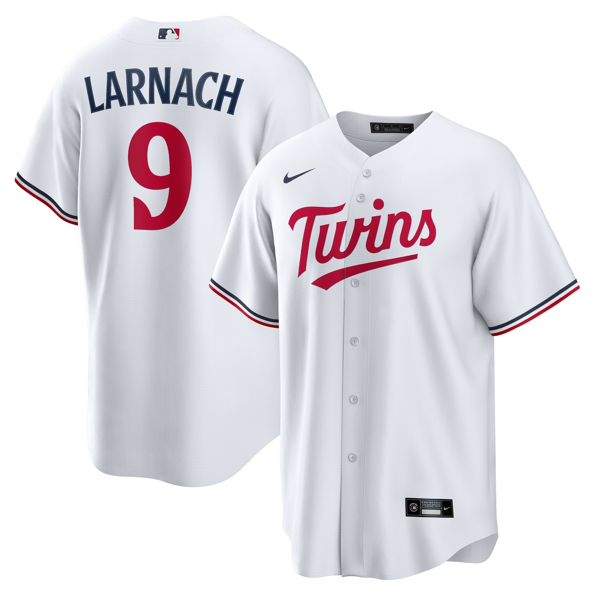 Trevor Larnach Minnesota Twins Home Replica Jersey White