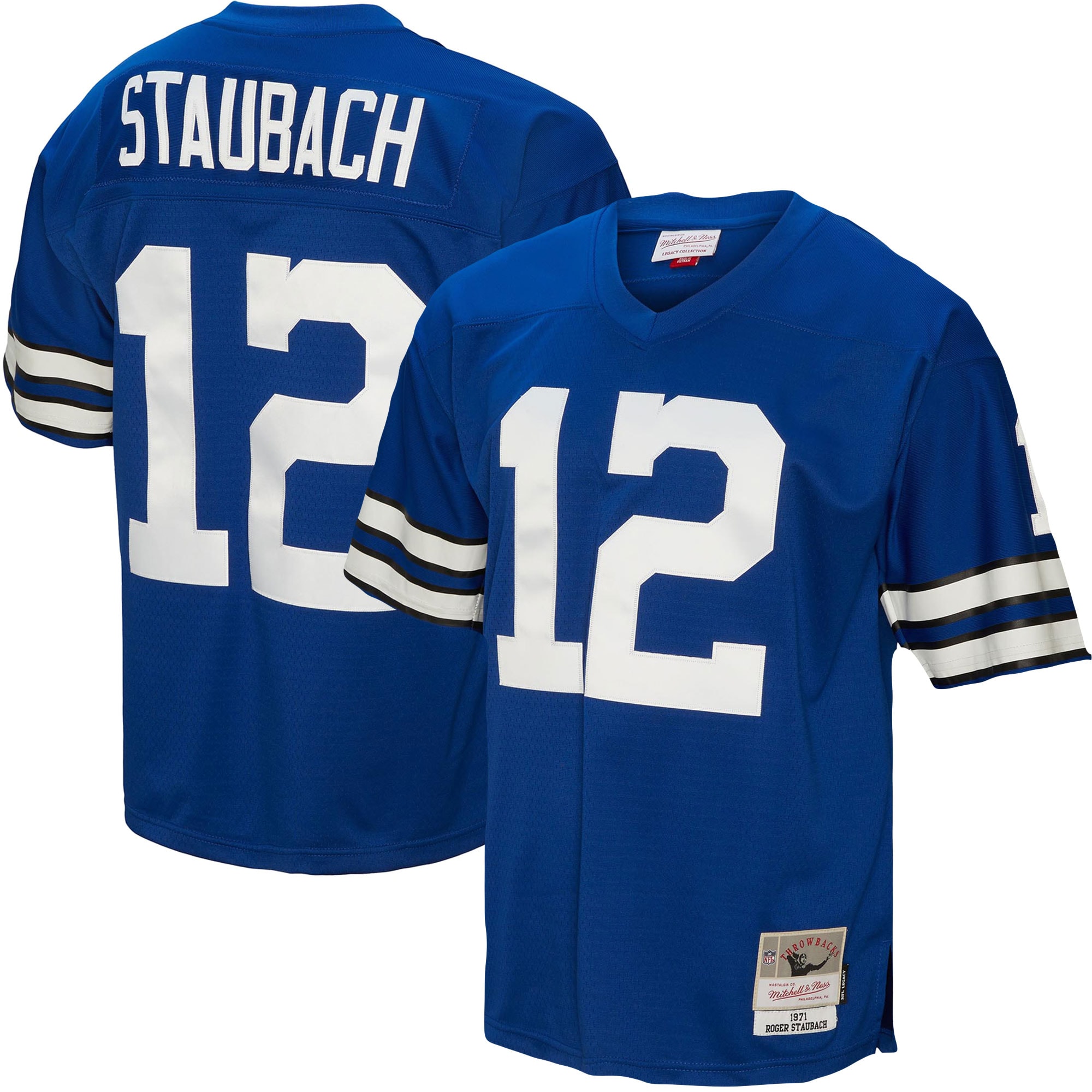 Roger Staubach Dallas Cowboys Mitchell Ness Legacy Replica Jersey Royal
