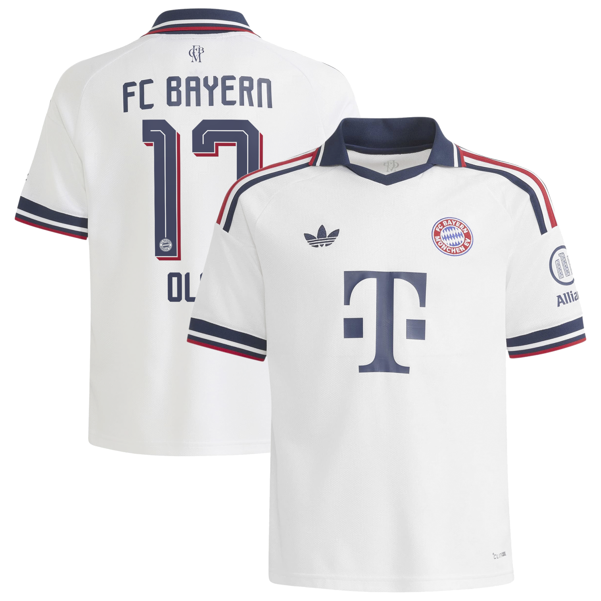 Michael Olise Bayern Munich 2026/27 Away Replica Jersey White Men