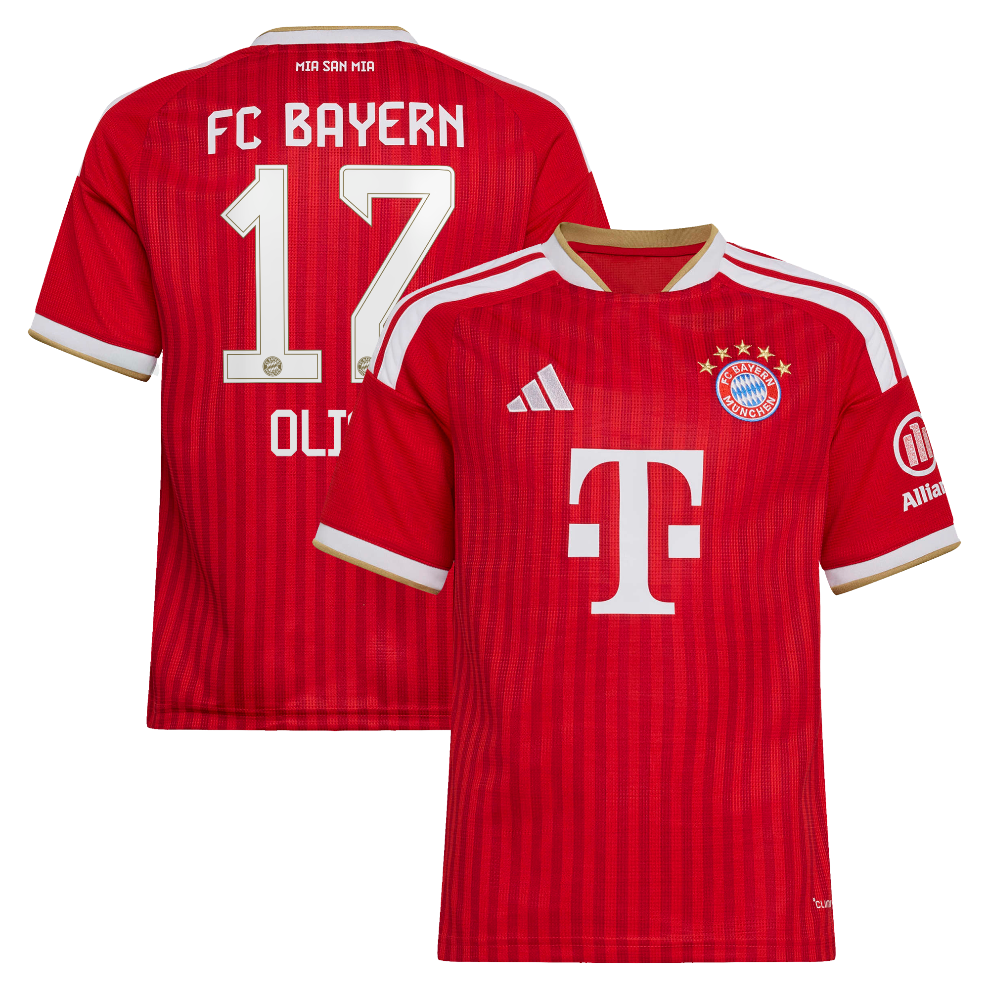 Michael Olise Bayern Munich 2026/27 Home Replica Jersey Red Men