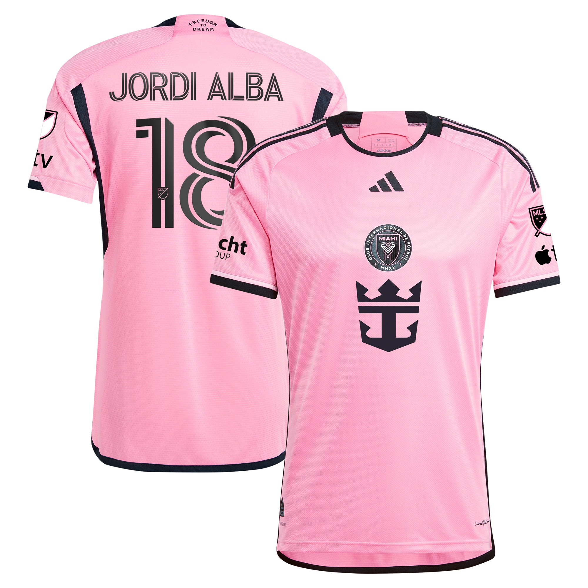 Jordi Alba Ramos Inter Miami Cf 2024 2getherness Player Jersey Pink