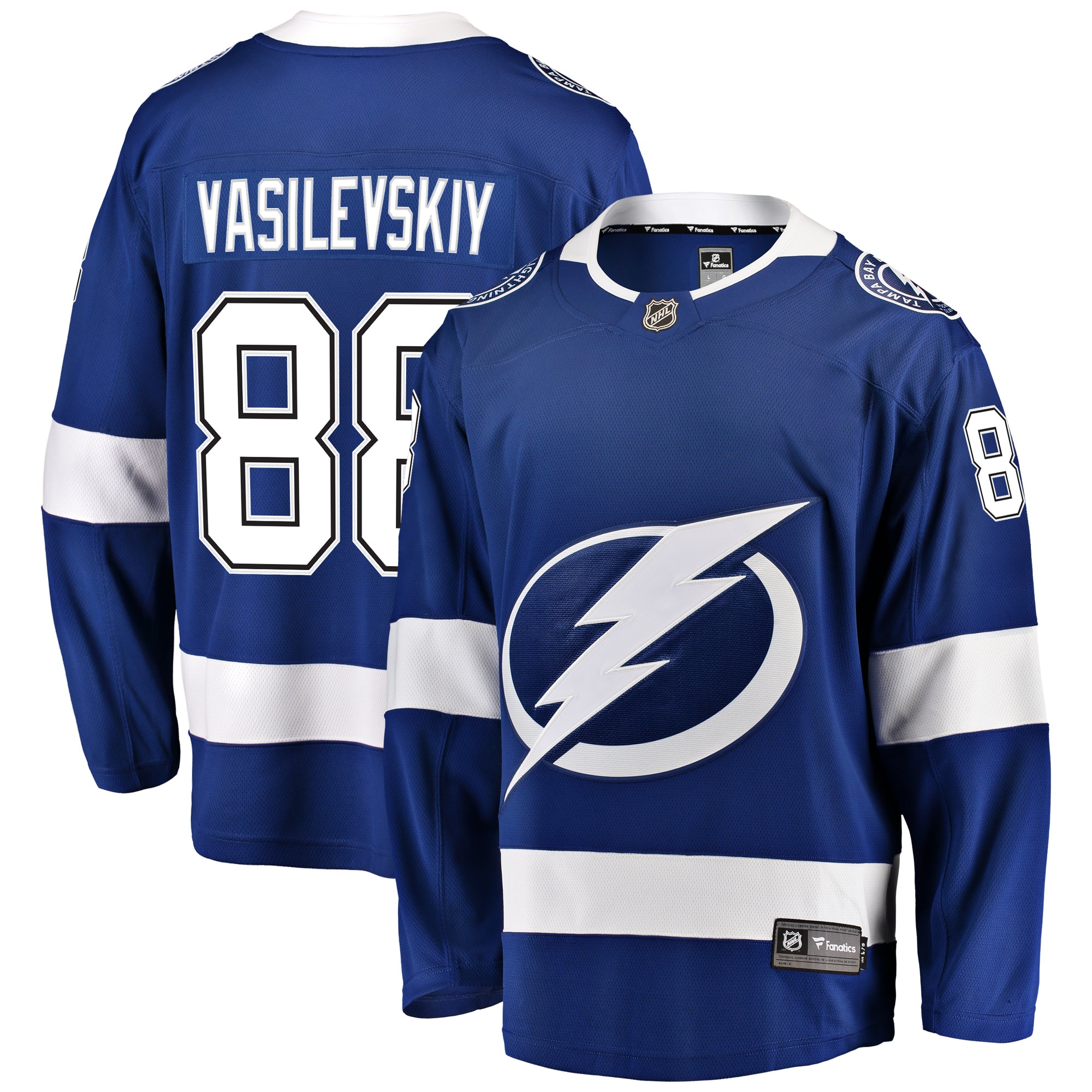 Andrei Vasilevskiy Tampa Bay Lightning Home Breakaway Player Jersey Blue
