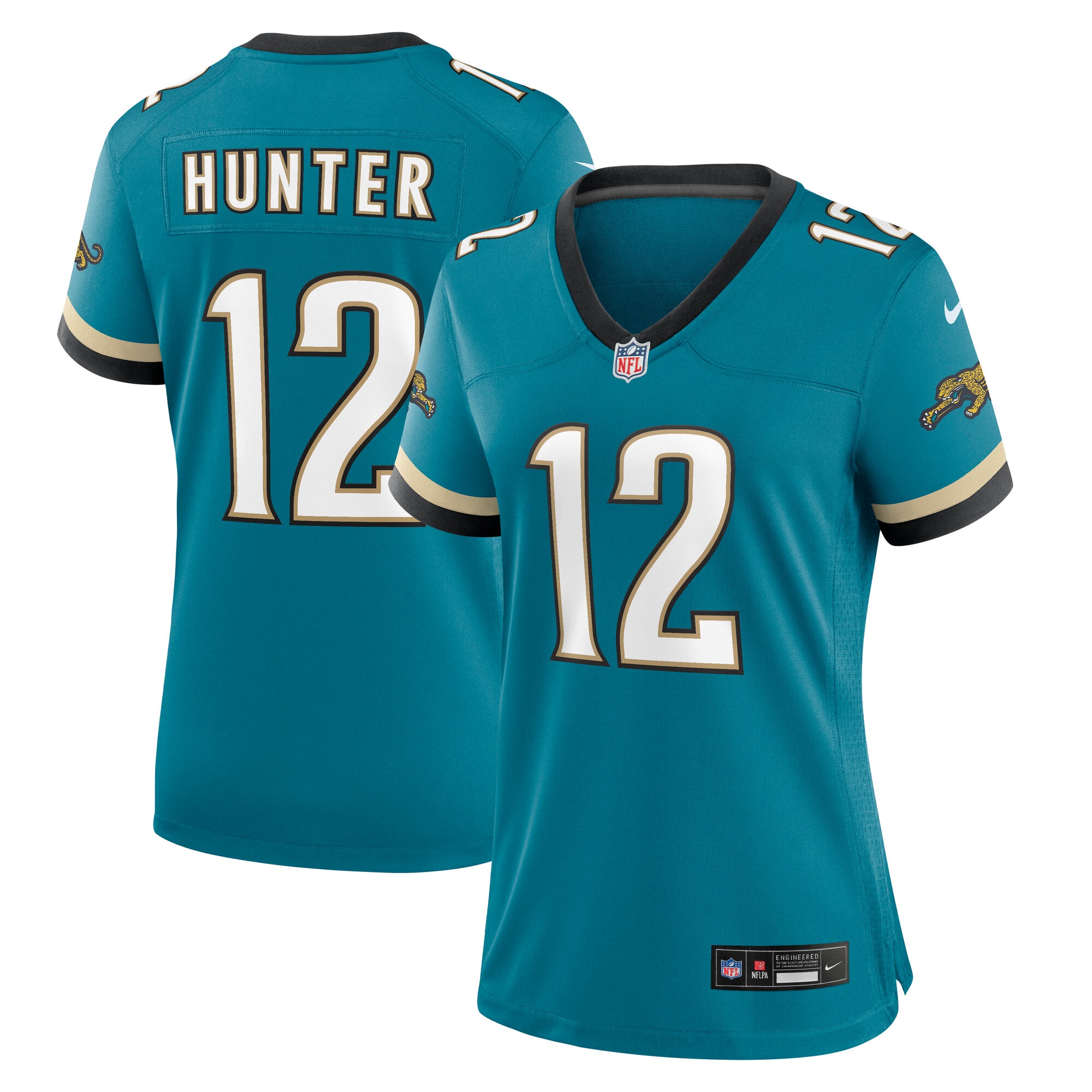 Travis Hunter Jacksonville Jaguars Alternate 2 Prowler Throwback Game Jersey Teal Men