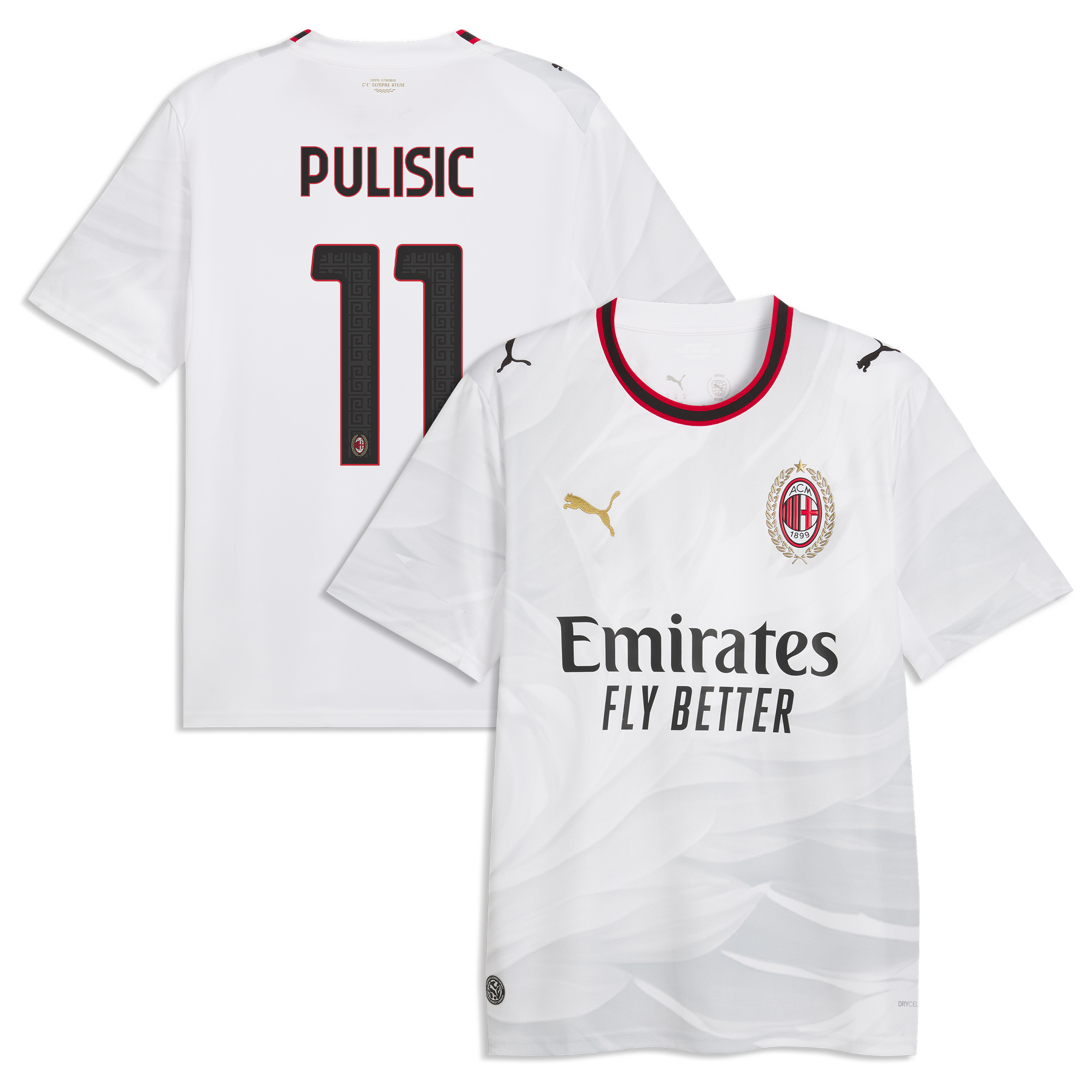 Christian Pulisic Ac Milan 2026/27 Away Replica Jersey White