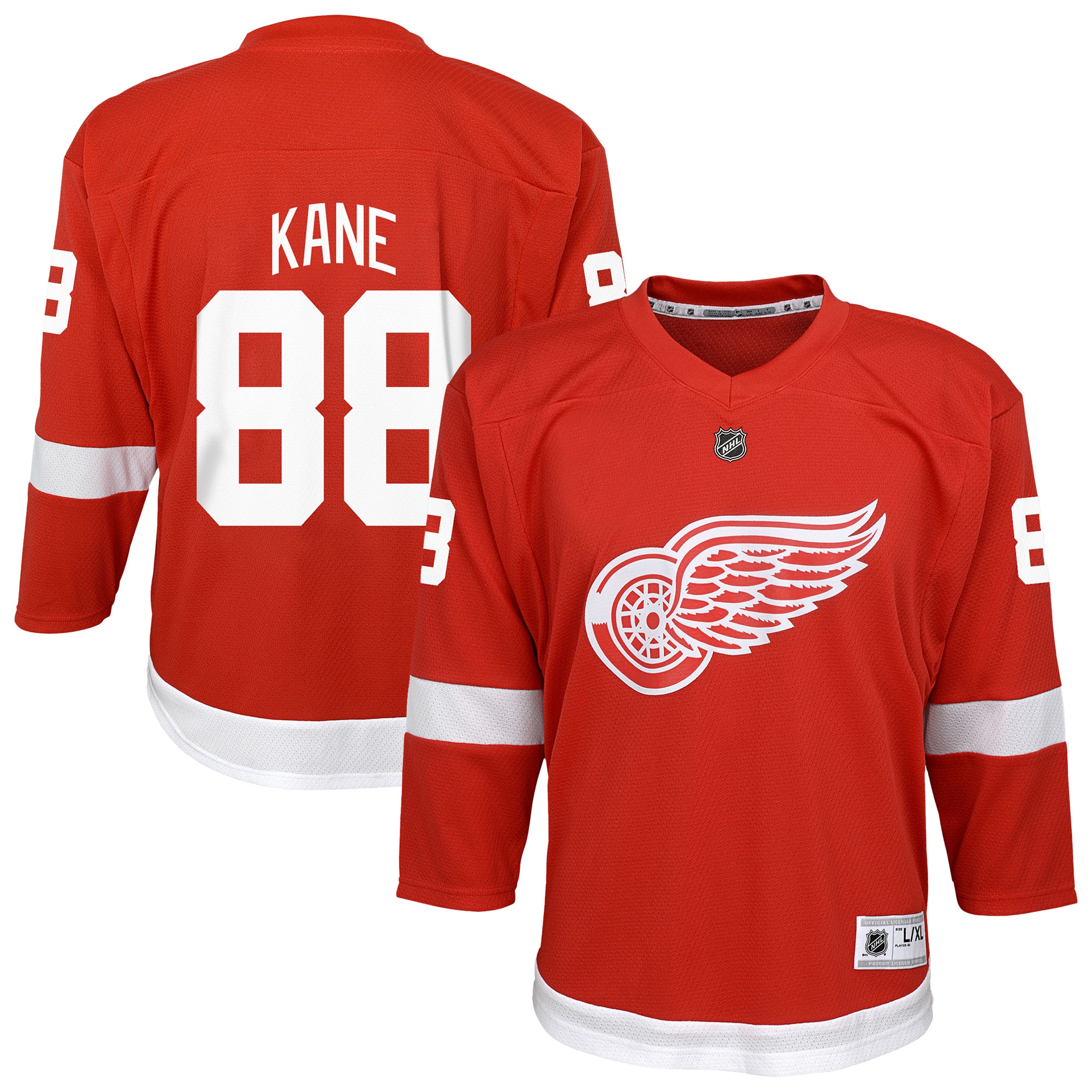 Patrick Kane Detroit Red Wings Home Replica Player Jersey Red Men