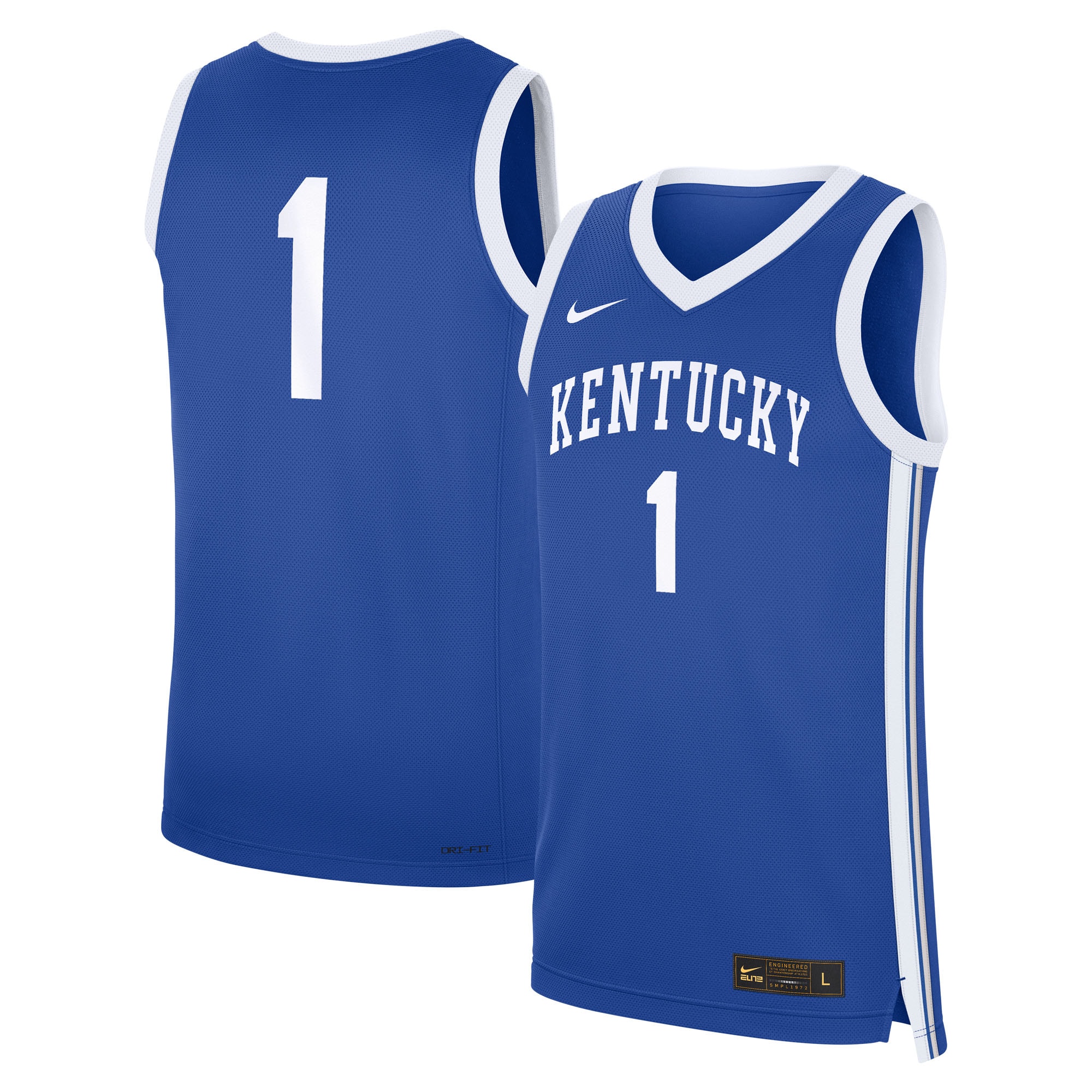 1 Kentucky Wildcats Road Replica Jersey Royal