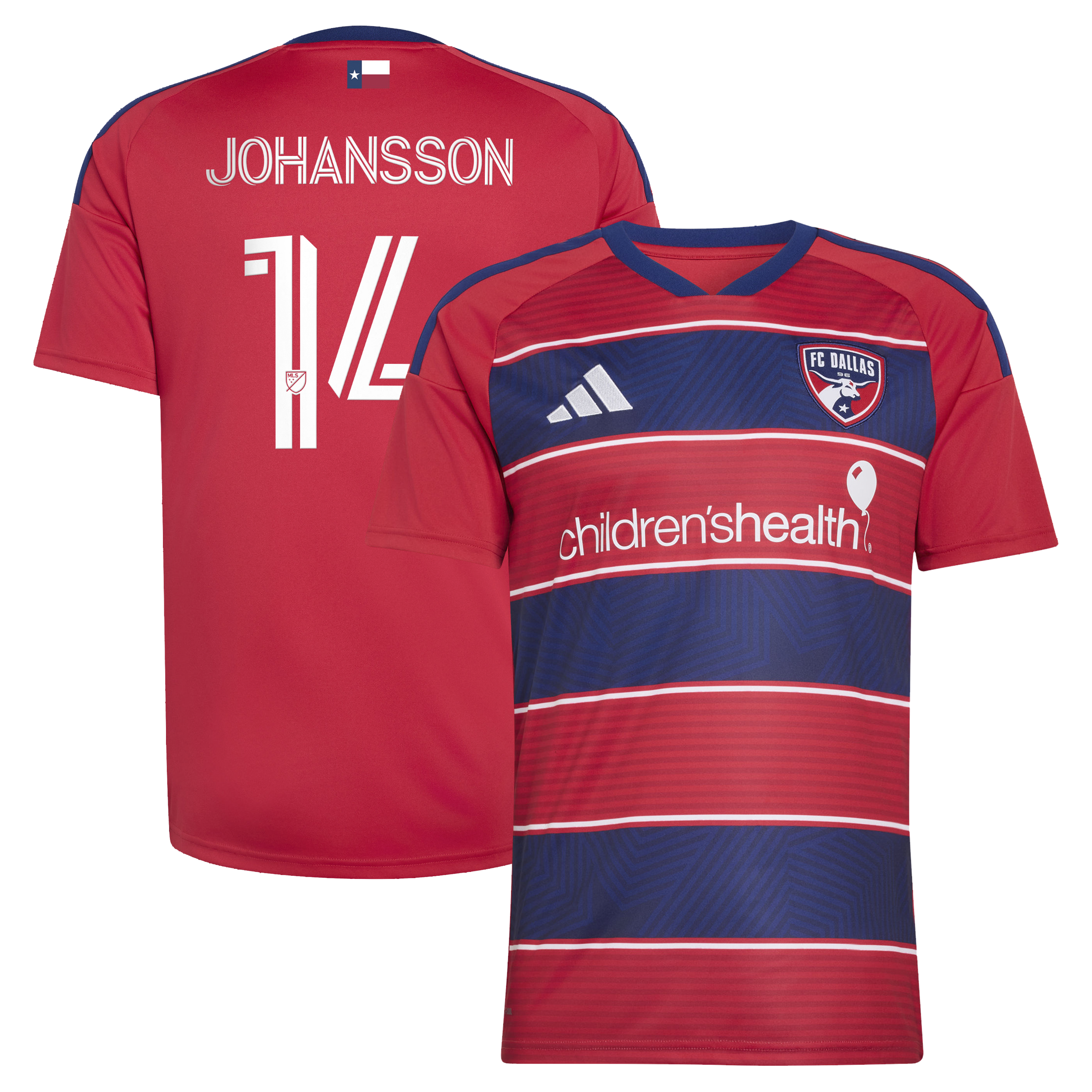 Herman Johansson Fc Dallas 2026 Dna Kit Replica Jersey Red