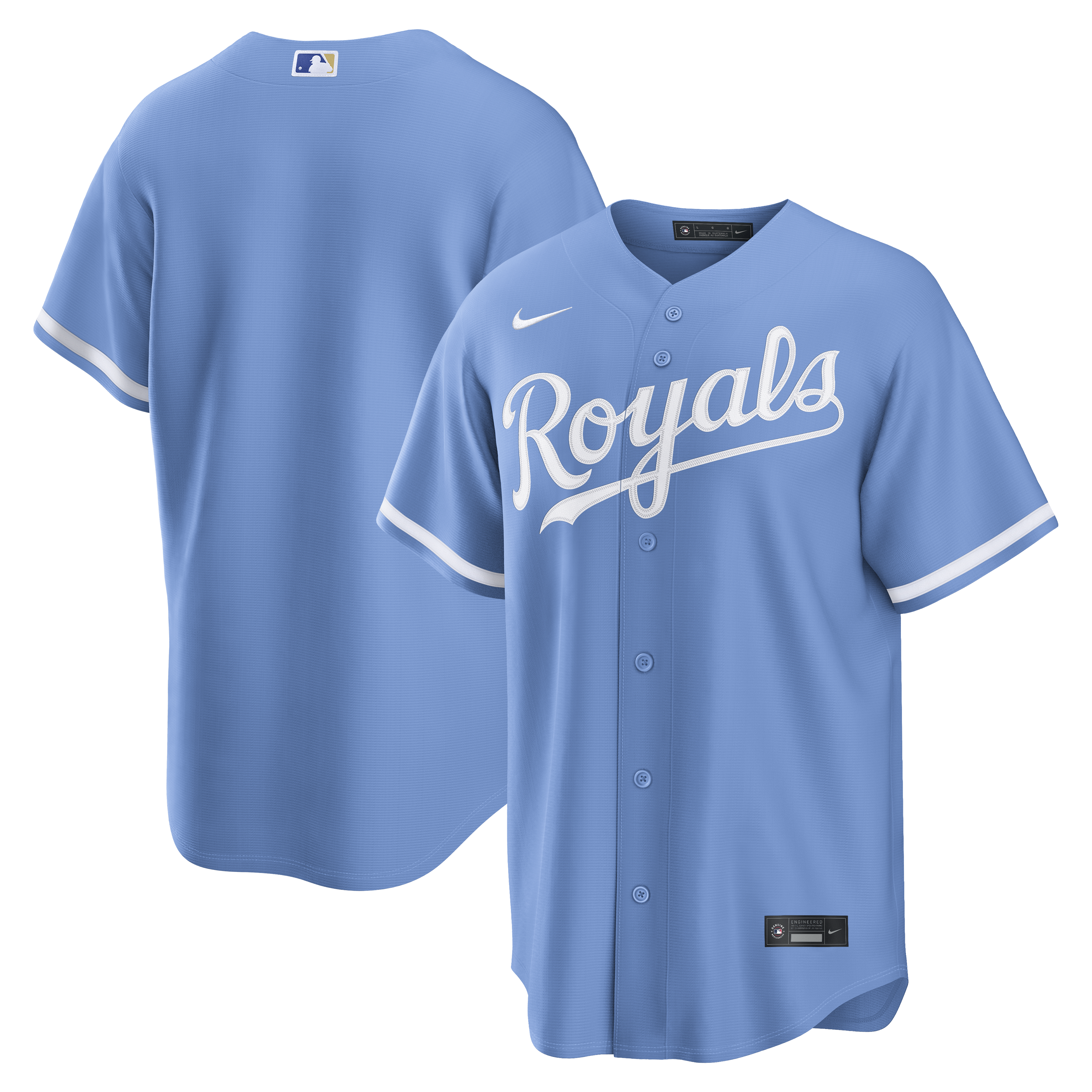 Kansas City Royals Alternate Replica Jersey Light Blue
