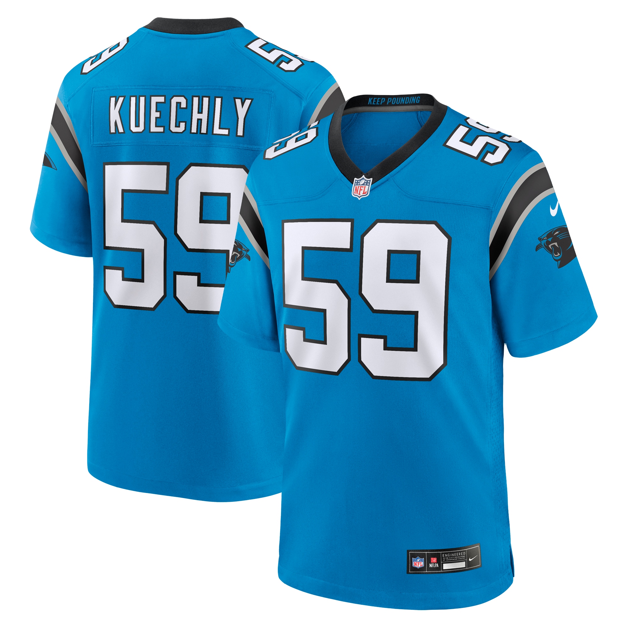 Luke Kuechly Carolina Panthers Retired Player Alternate Game Jersey Blue