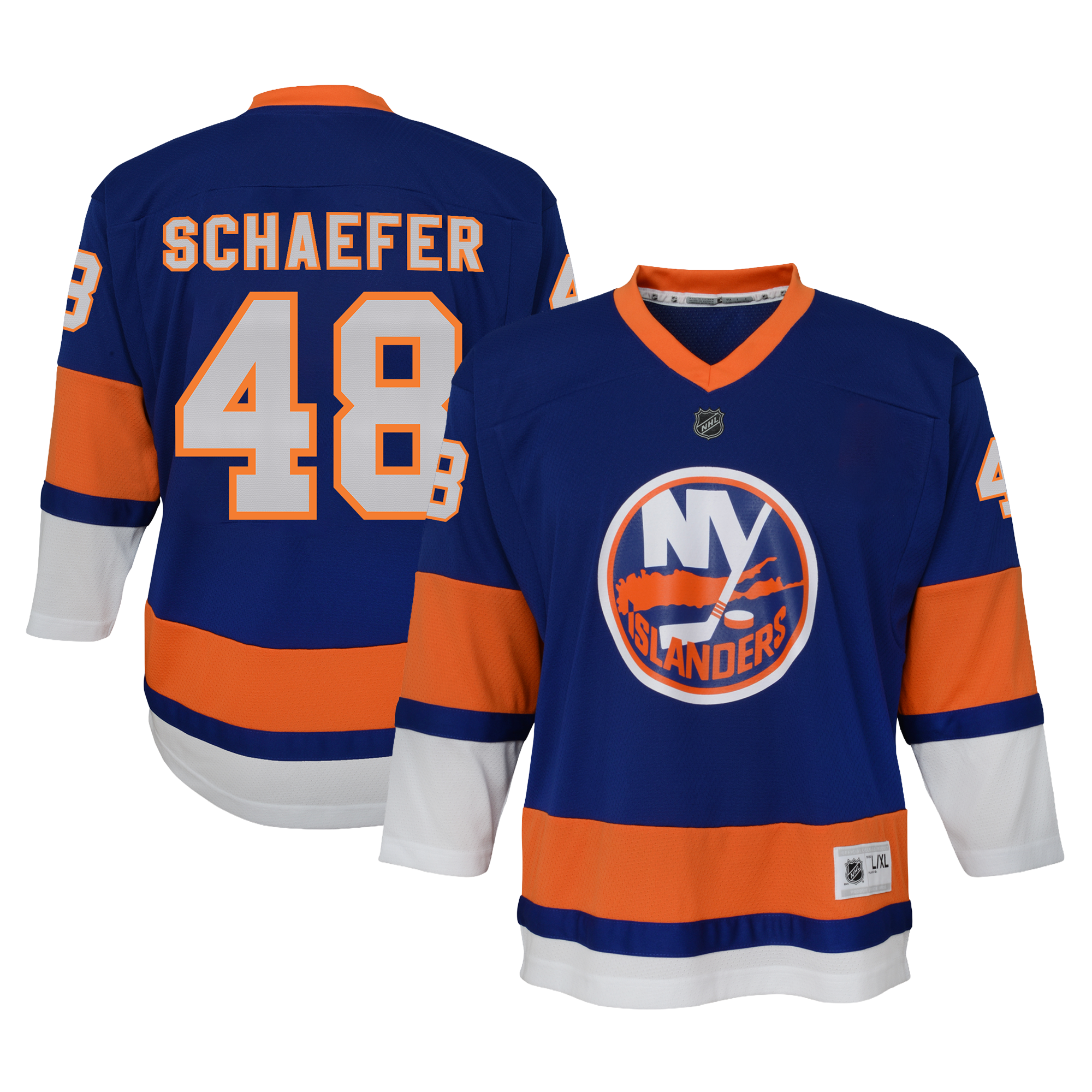 Matthew Schaefer New York Islanders Outerstuff Home Replica Player Jersey Blue Men