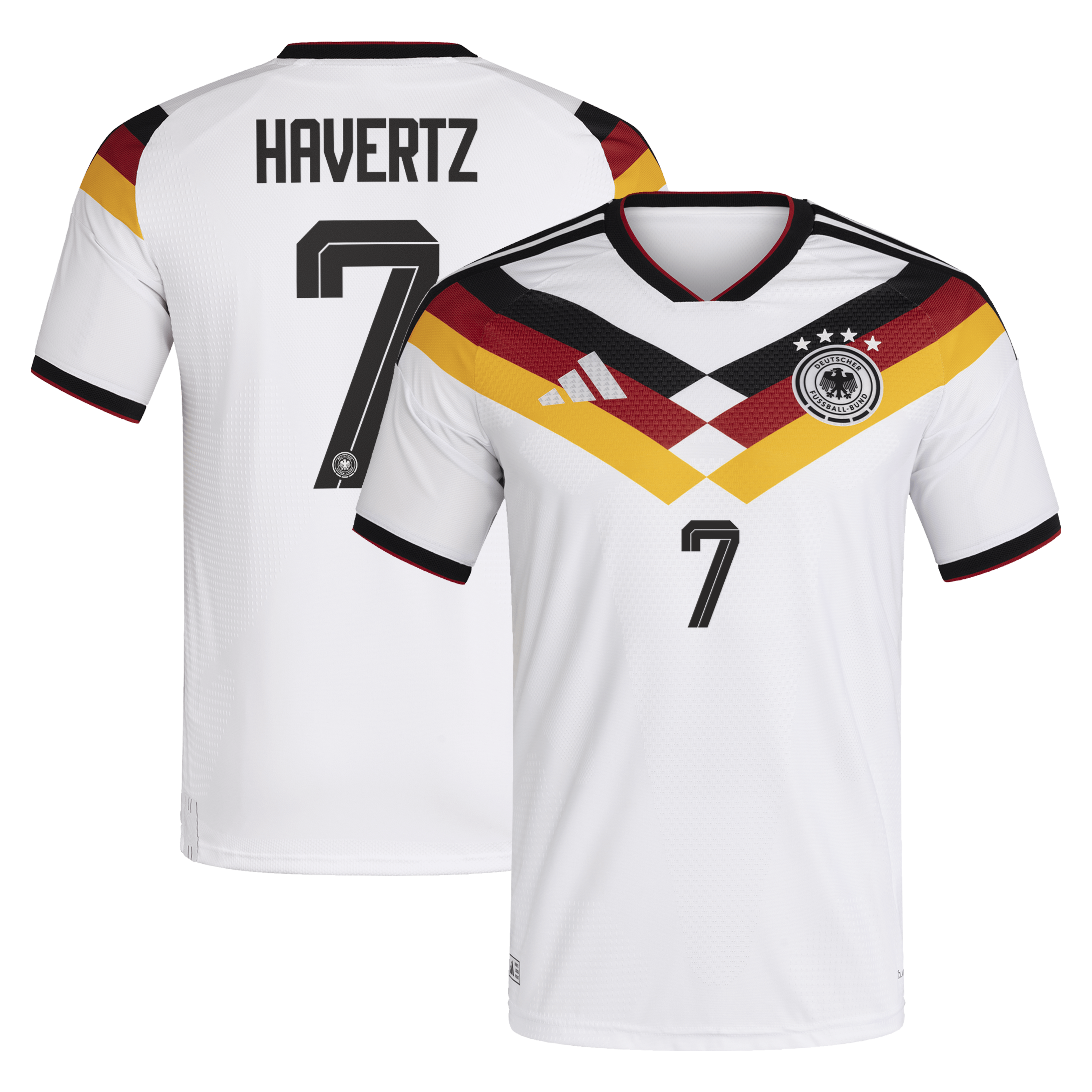 Kai Havertz Germany National Team 2026 Home Jersey White