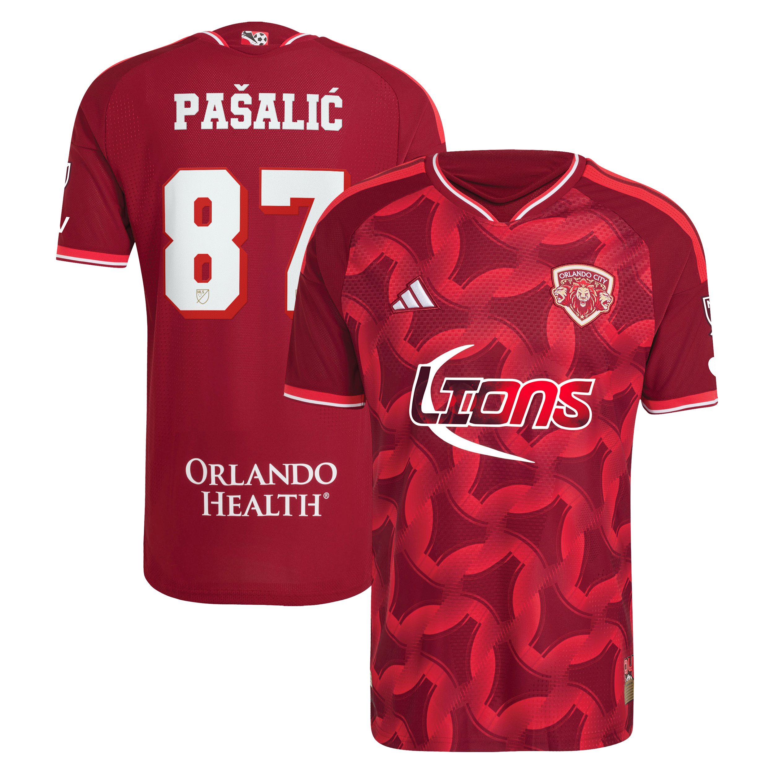 Marco Pa Ali Orlando City Sc 2026 Archive On Field Jersey Red