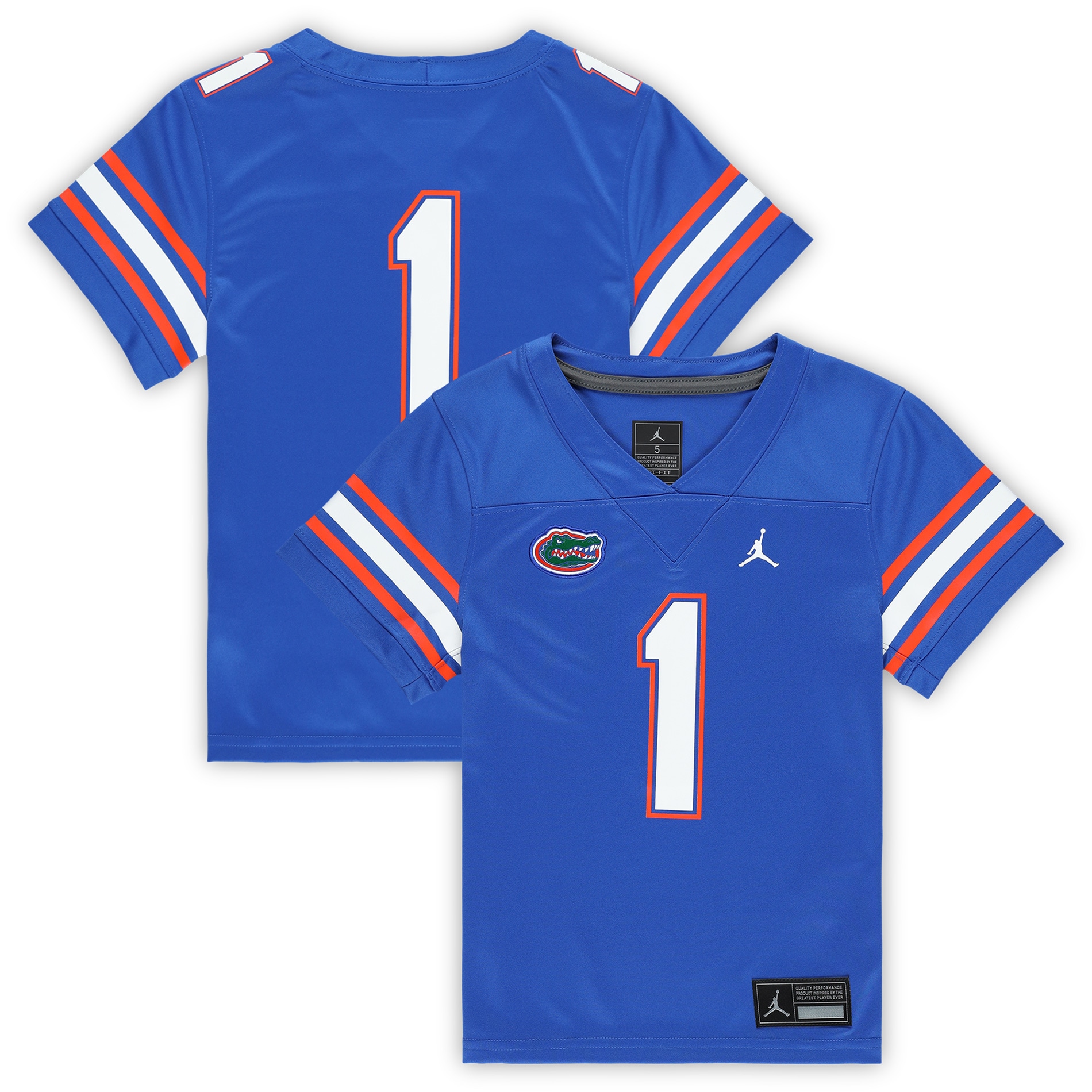 1 Florida Gators Jordan Brand Preschool Untouchable Replica Game Jersey Royal