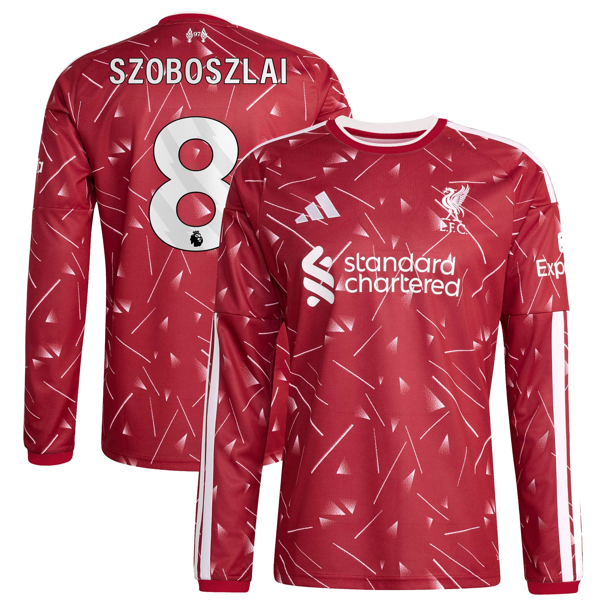 Dominik Szoboszlai Liverpool 2026/27 Home Replica Long Sleeve Jersey Red