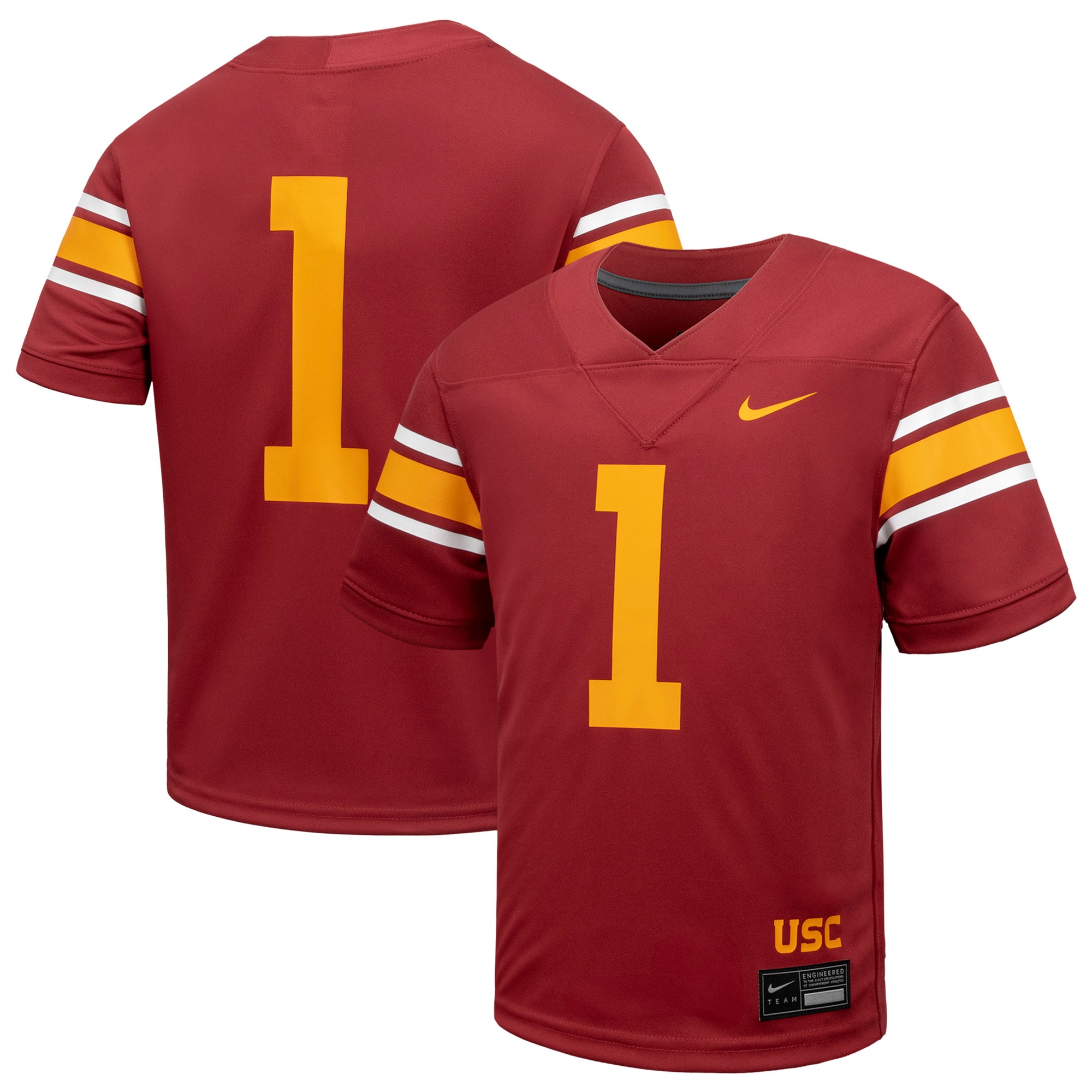 1 Usc Trojans Toddler Alternate Untouchable Football Jersey Cardinal
