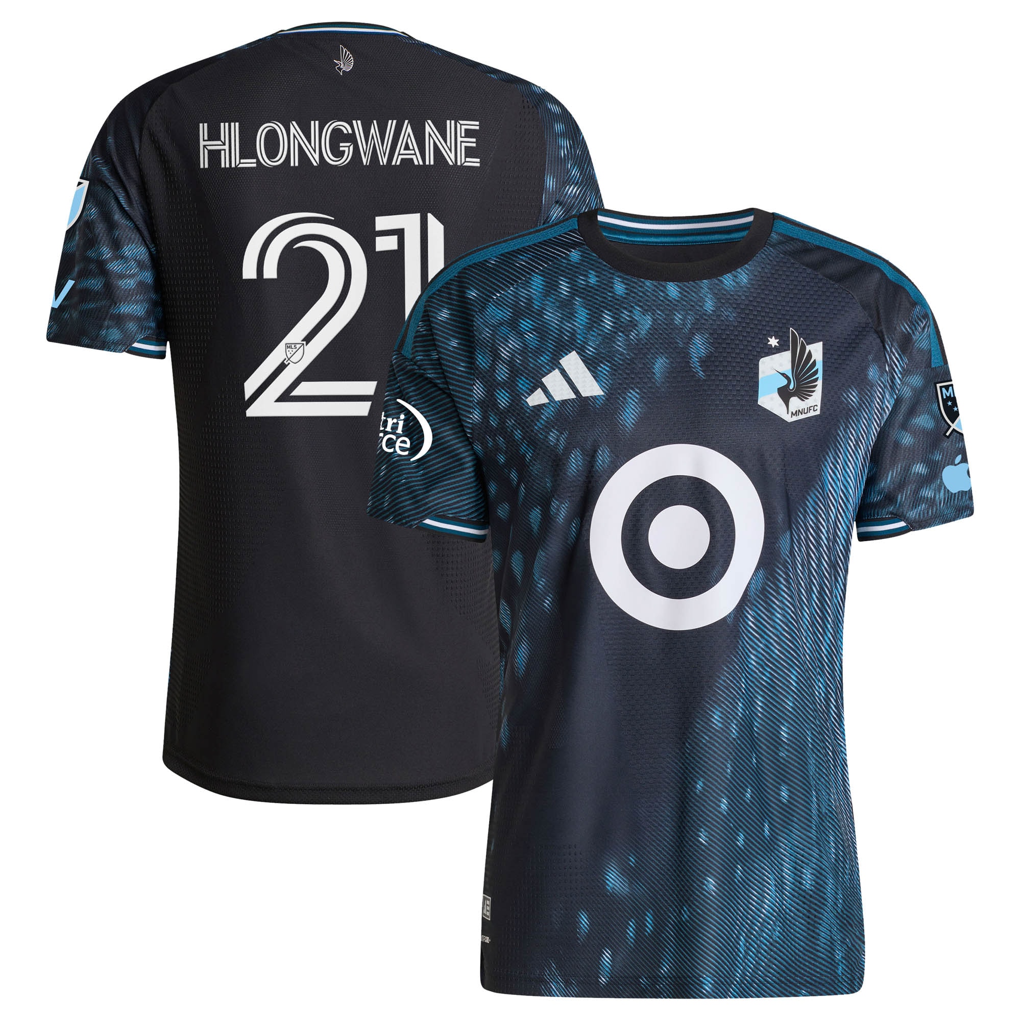 Bongokuhle Hlongwane Minnesota United Fc 2026 The Decade Kit On Field Patch Jersey Black