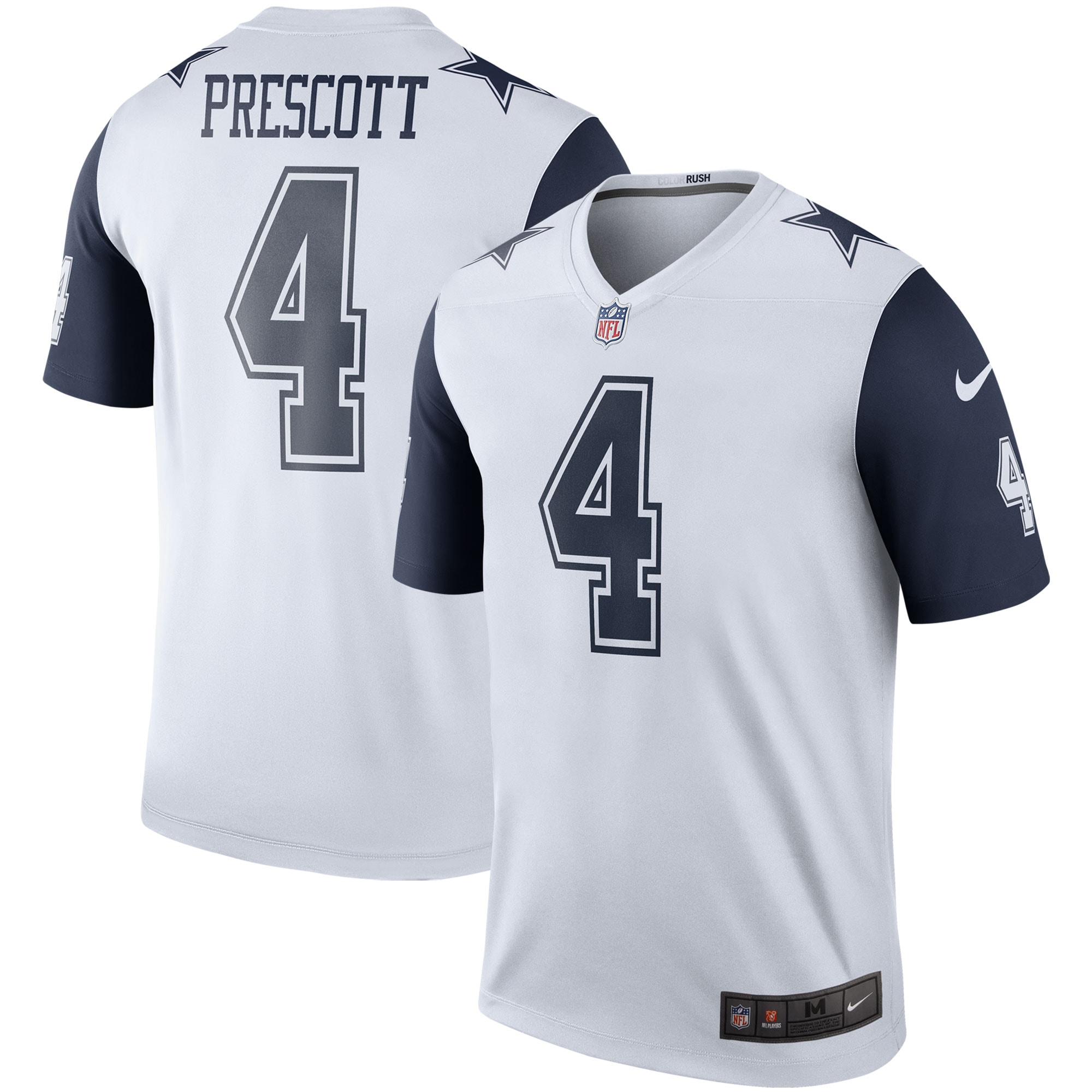 Dak Prescott Dallas Cowboys Legend Player Performance Top White