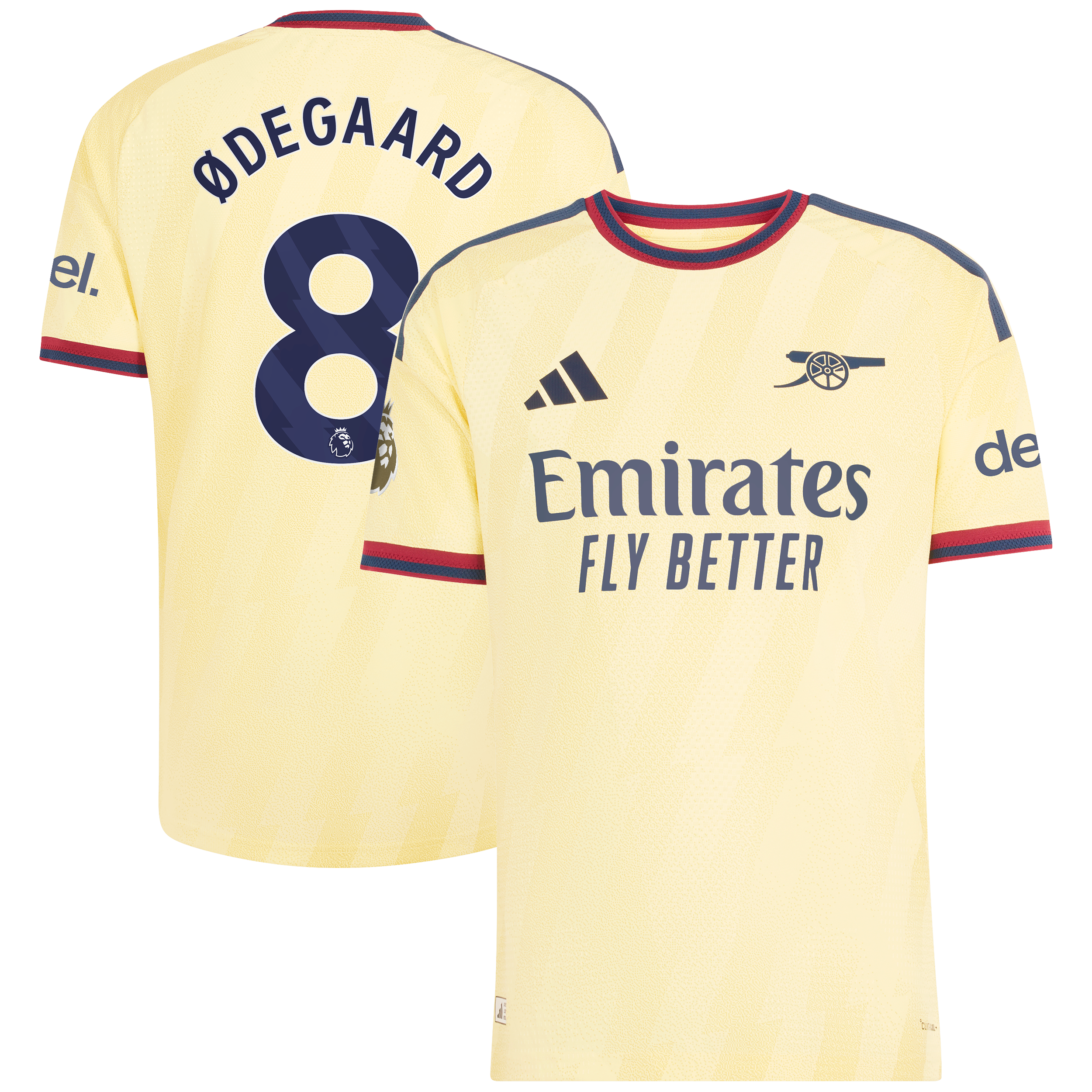 Martin Degaard Arsenal 2026/27 Third On Field Jersey Yellow