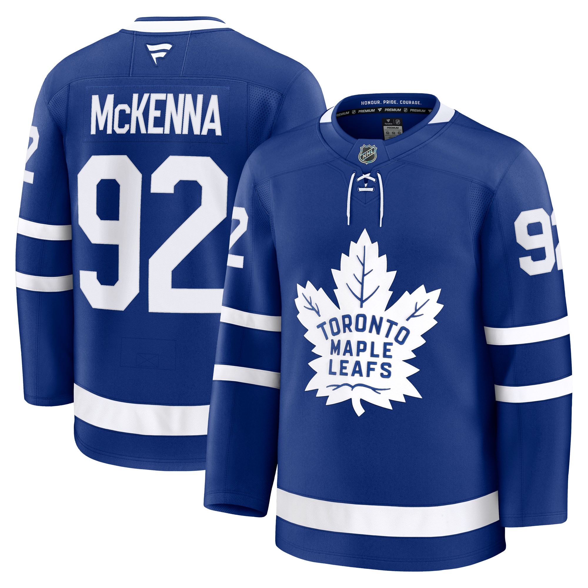 Gavin Mckenna Toronto Maple Leafs Home Premium Jersey Blue