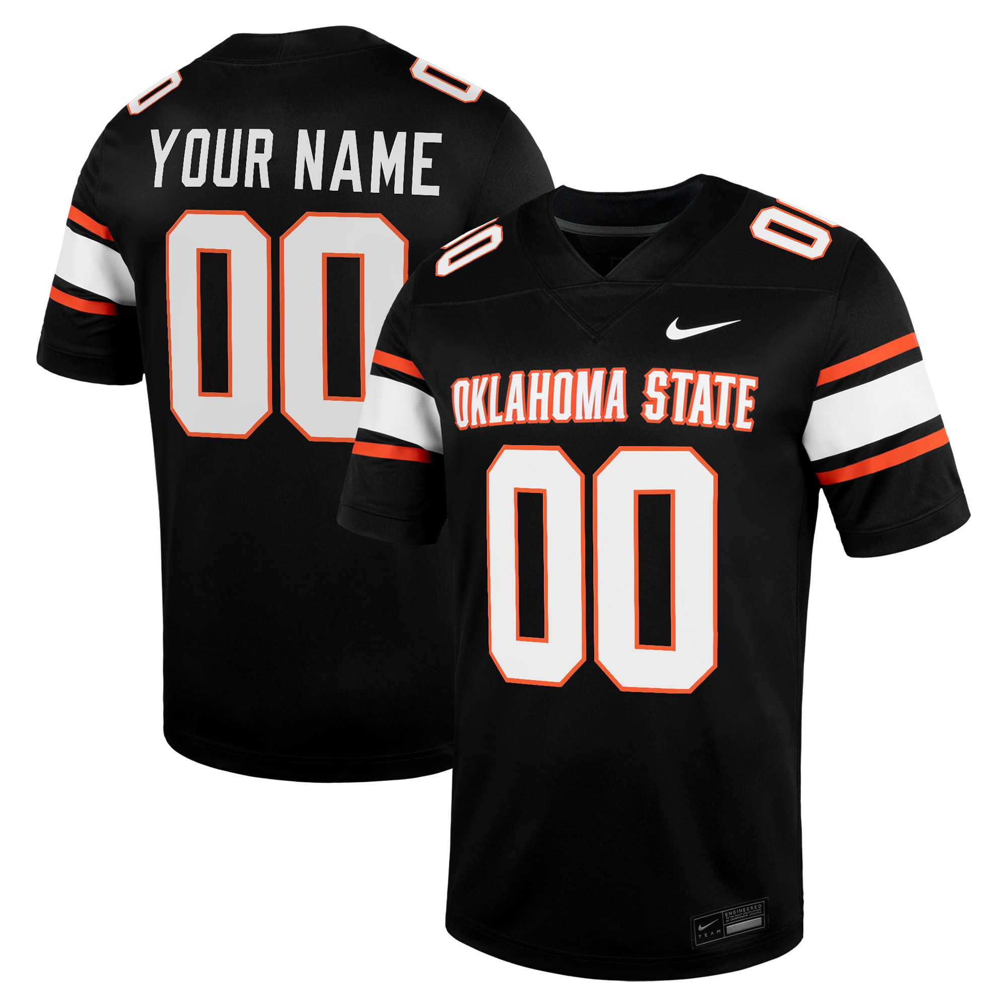 Oklahoma State Cowboys Women S Custom Football Game Jersey Black Women