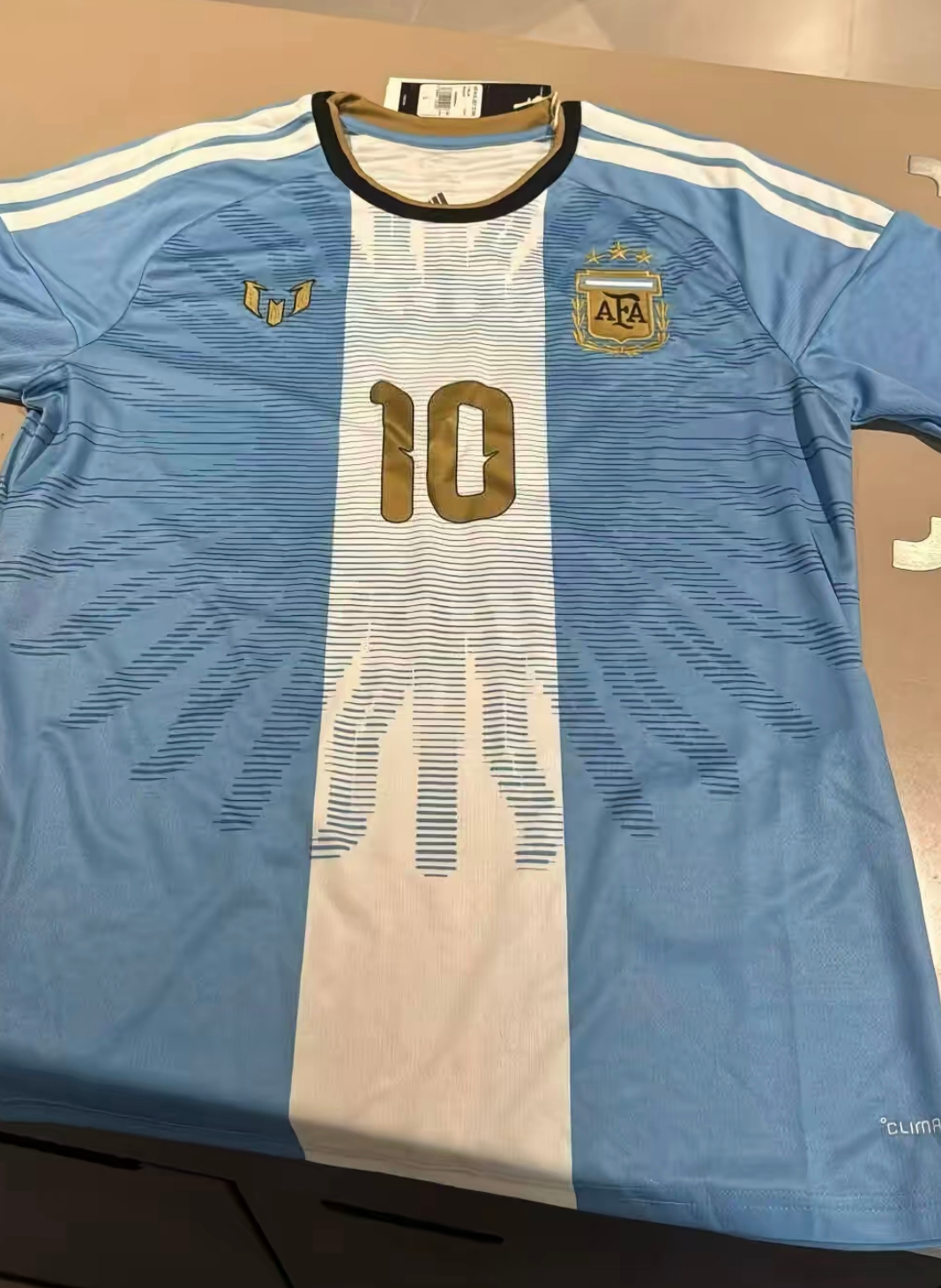 2026 Argentina farewell jersey Messi 10 detailed view