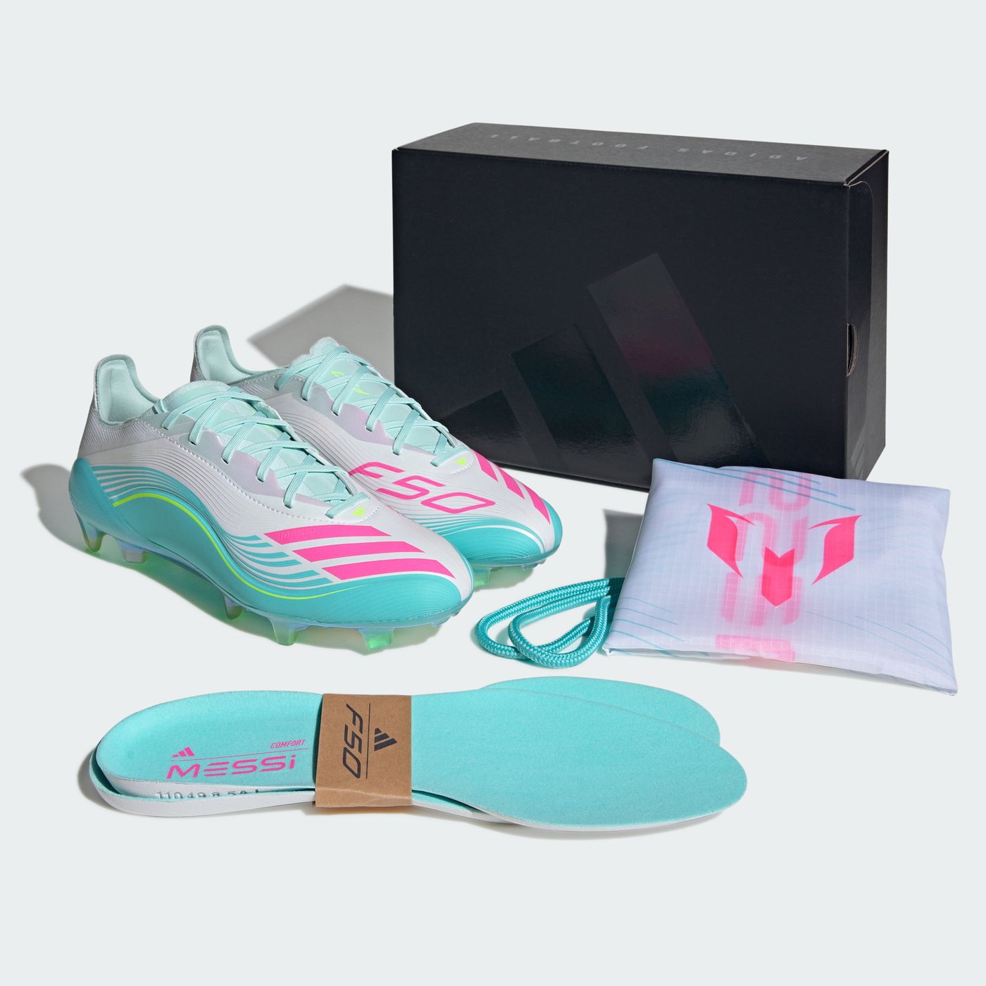 2026 Argentina Messi Elite Firm Ground Football Boots (White) - product view