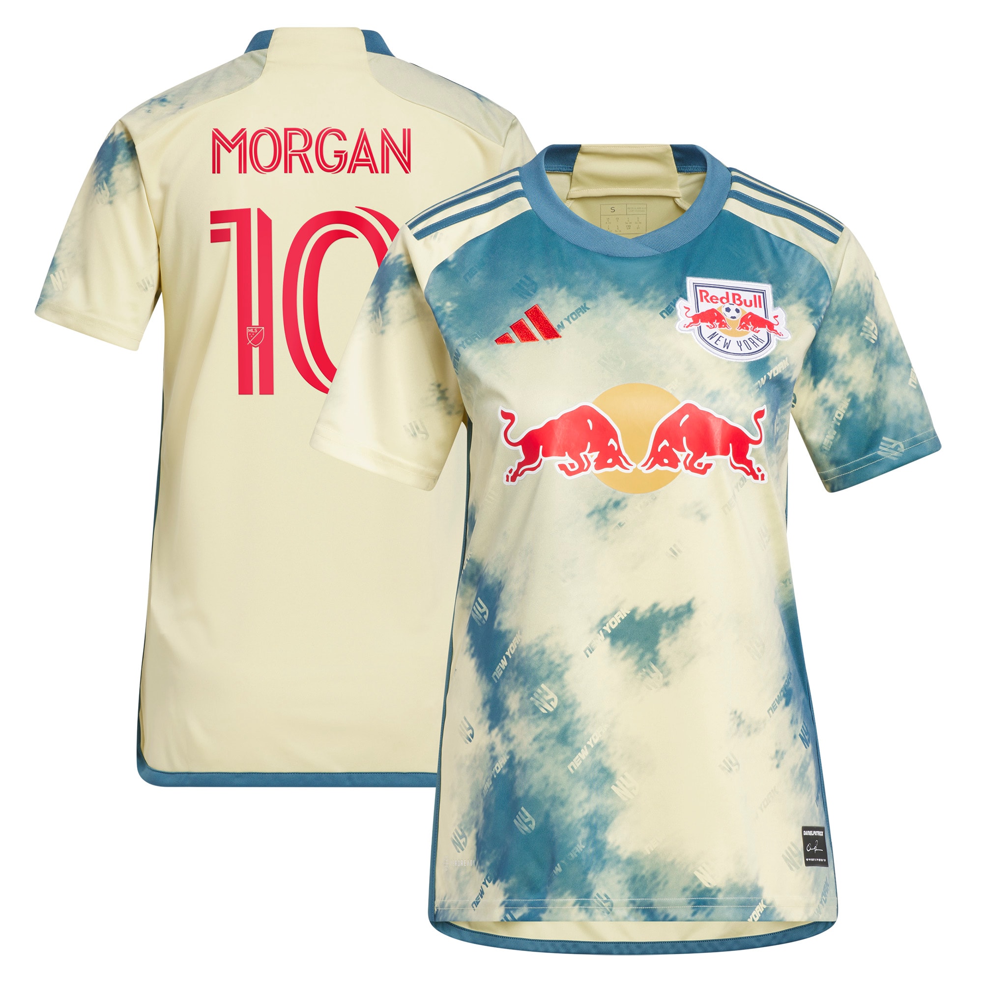 Lewis Morgan New York Red Bulls 2023 Daniel Patrick Kit Replica Jersey Yellow Men