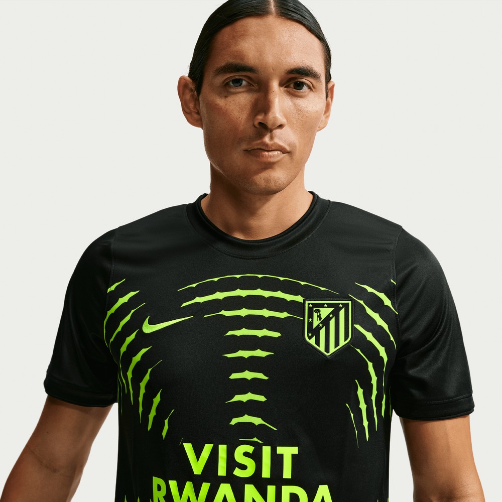 Atletico de Madrid 2026/27 Away Pre-Match Top Black - detail view 4