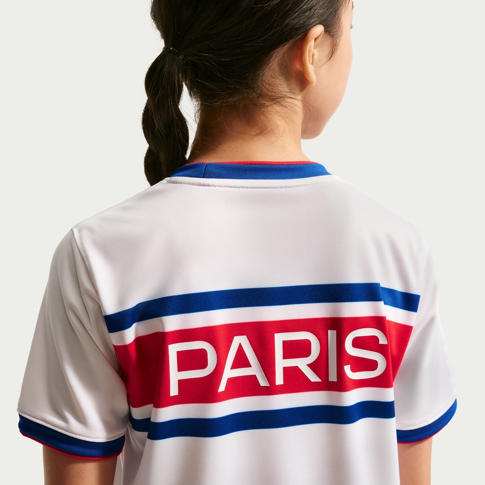 Paris Saint-Germain Youth 2026/27 Away Pre-Match Top White - back view