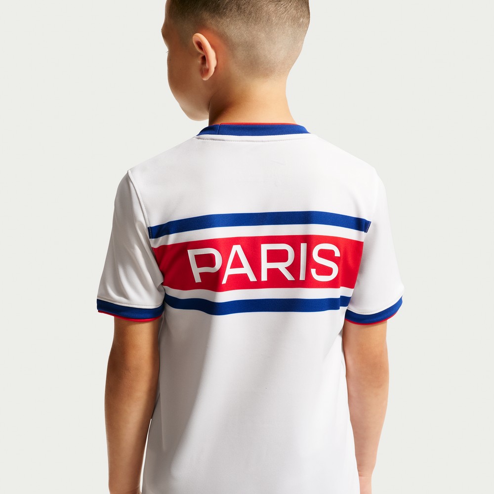 Paris Saint-Germain Youth 2026/27 Away Pre-Match Top White - detail view 2